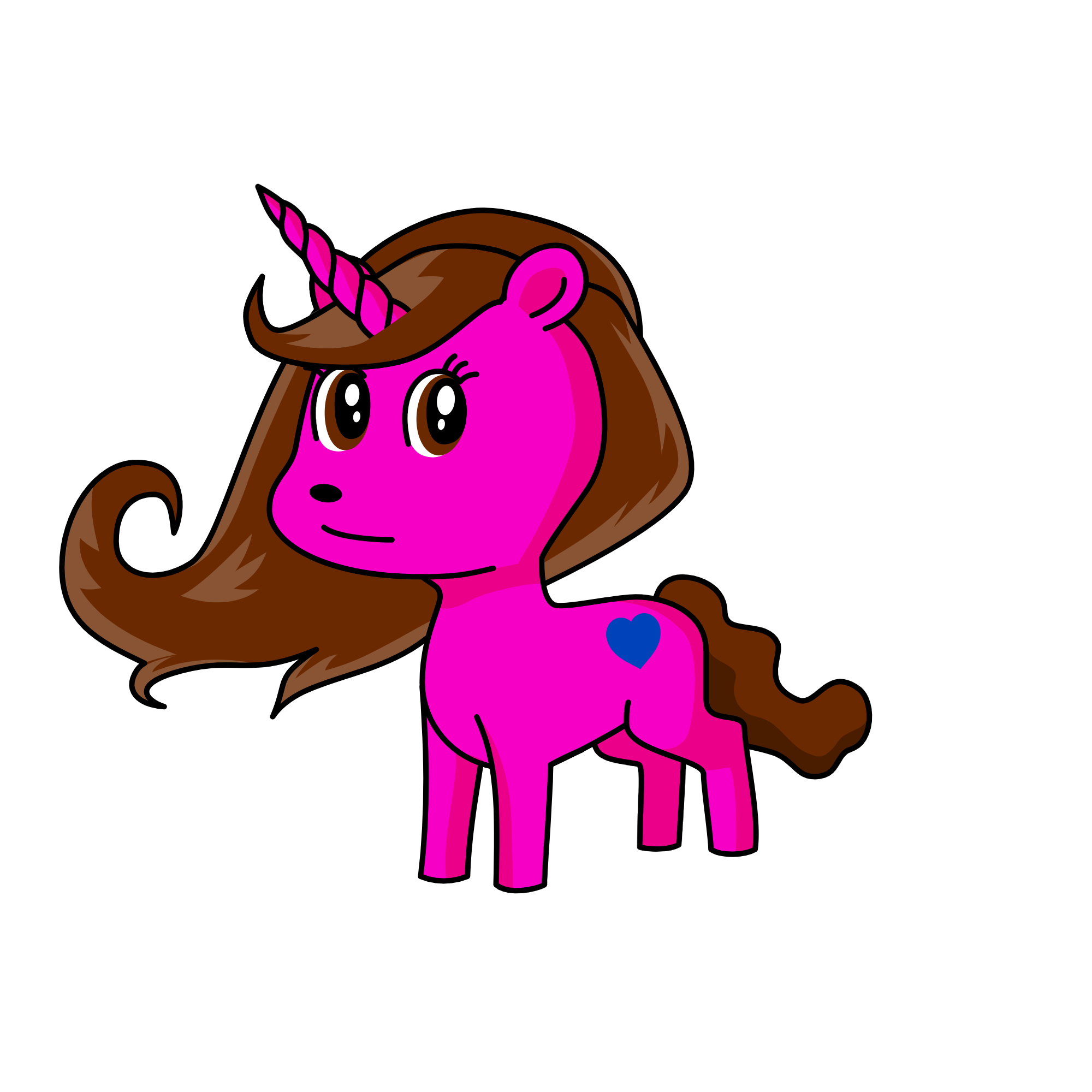 Pequena, the unicorn