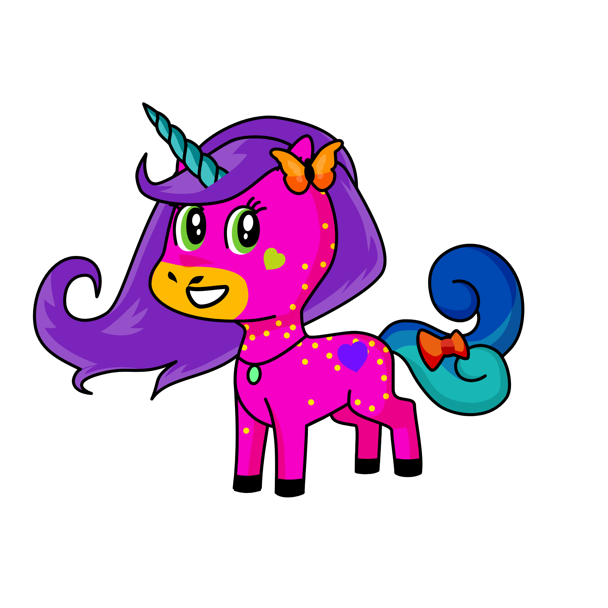 Lally, the unicorn