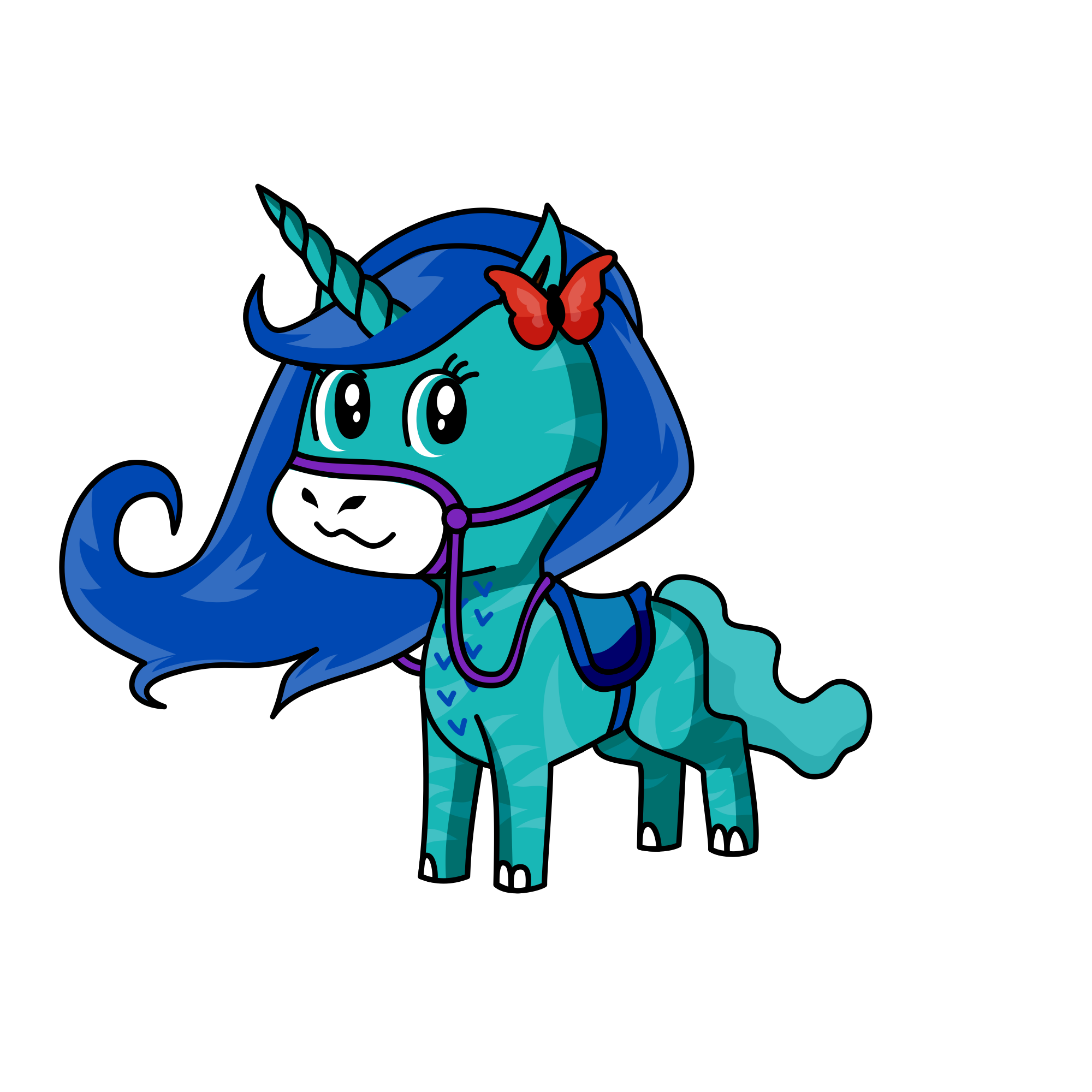 Snow, the unicorn