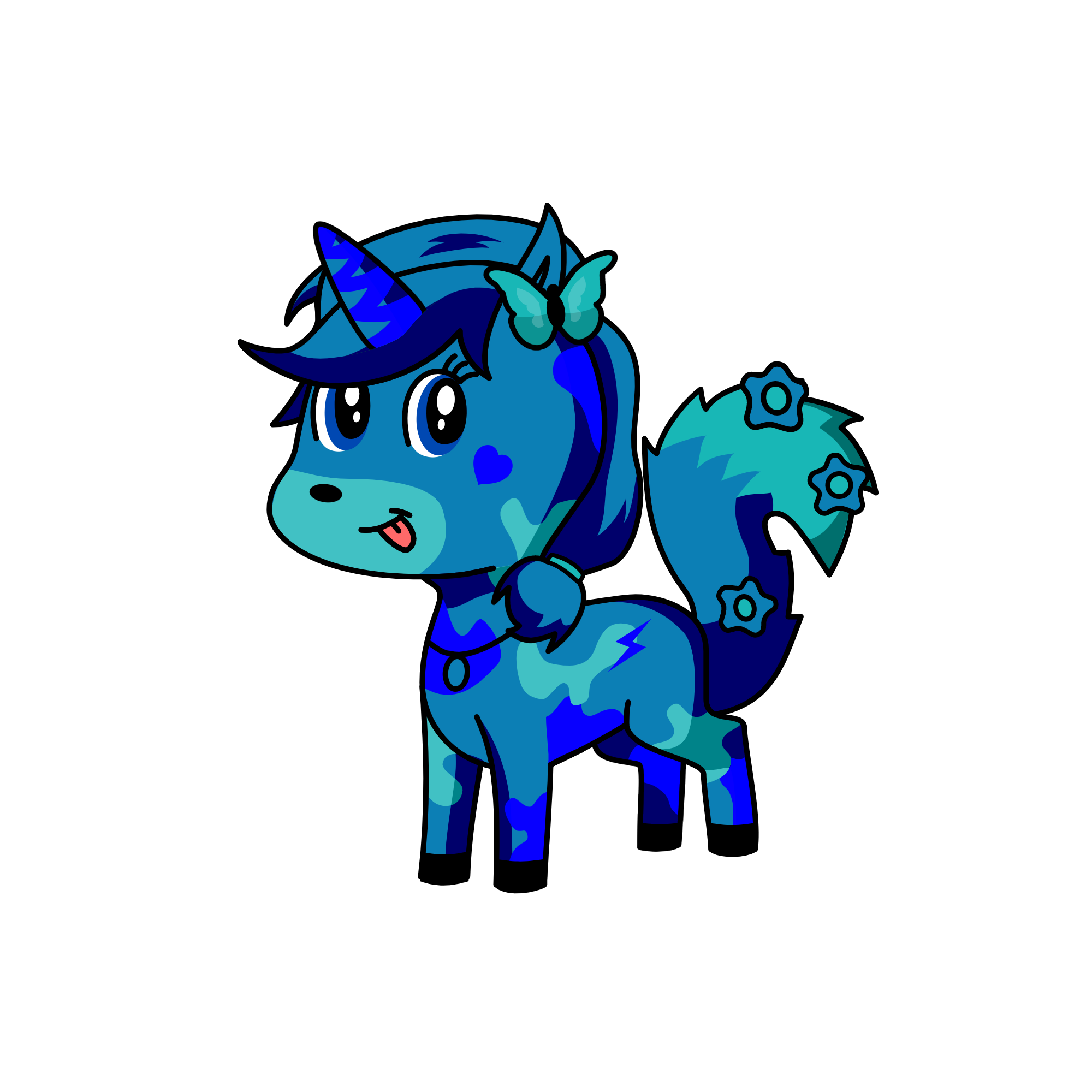 Snow, the unicorn