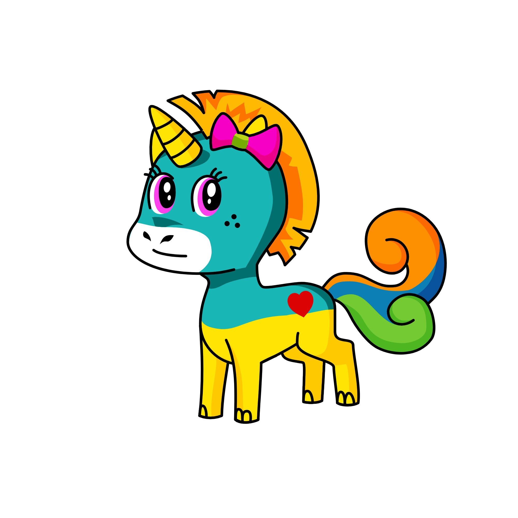 beach, the unicorn