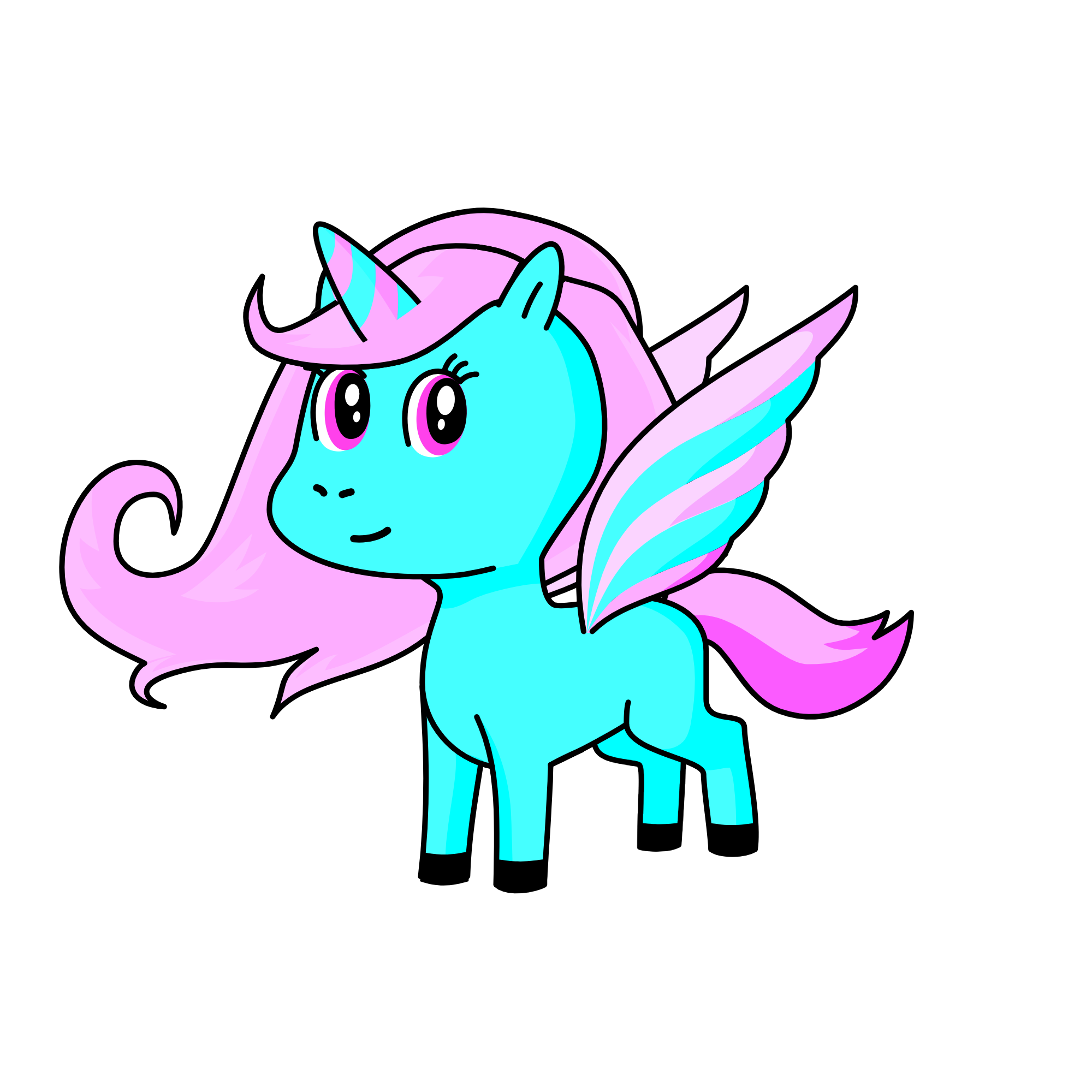 Crystal, the unicorn