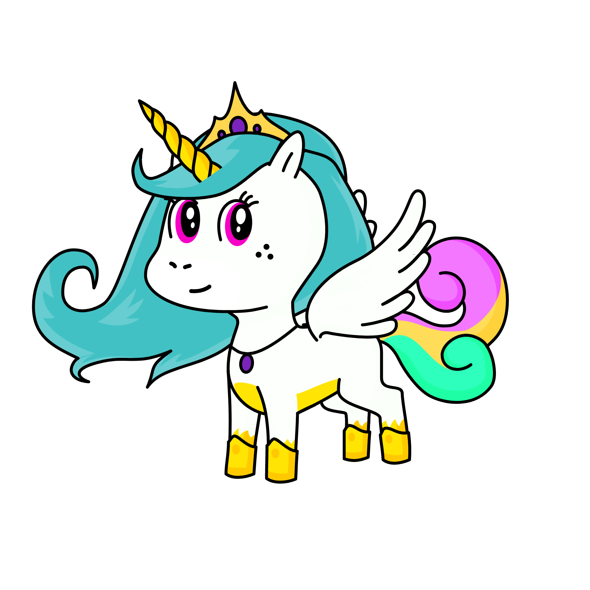 Celestia, the unicorn