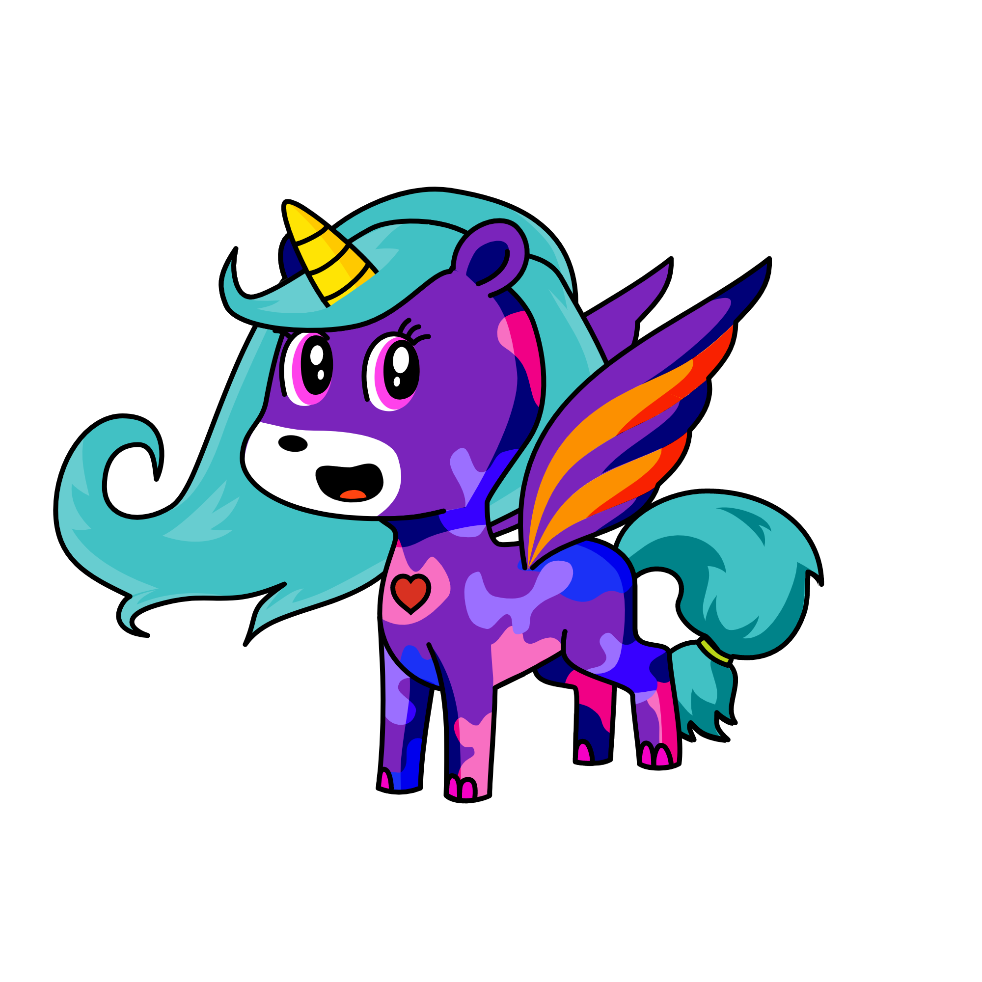 RY TH7KUJ K🤣YTUF🦄🌈🍭😊M, the unicorn
