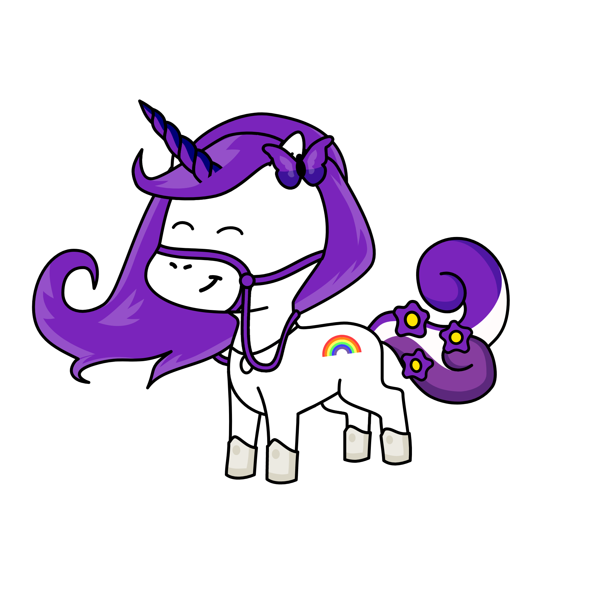 Lilac, the unicorn