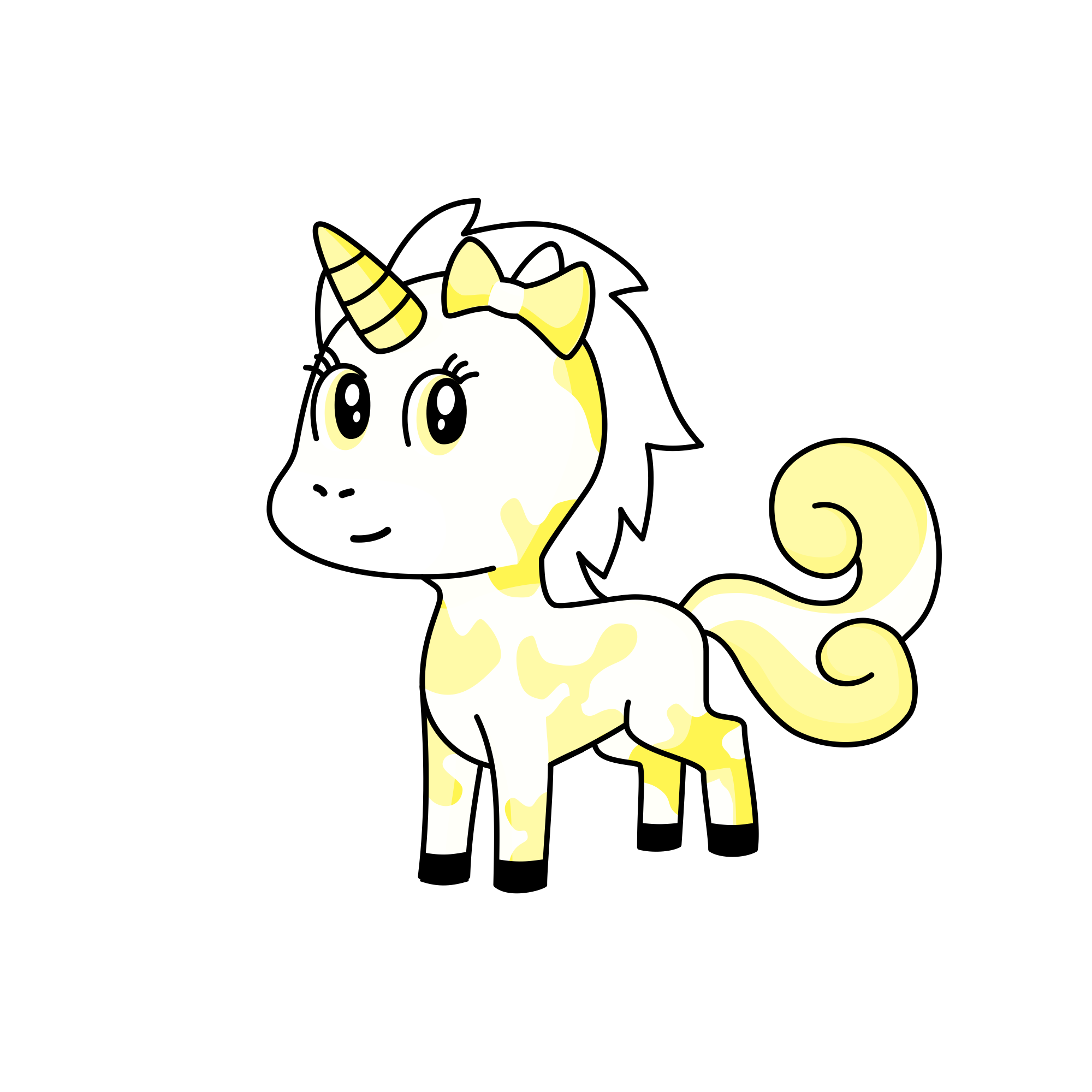 Sapphire, the unicorn