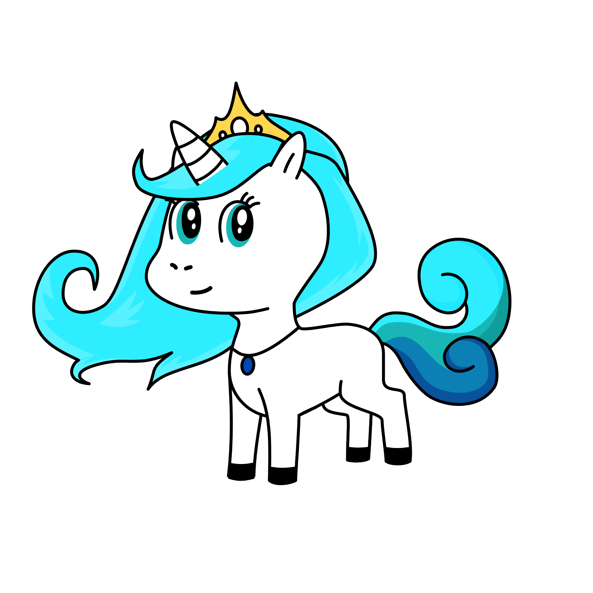 Crystal, the unicorn