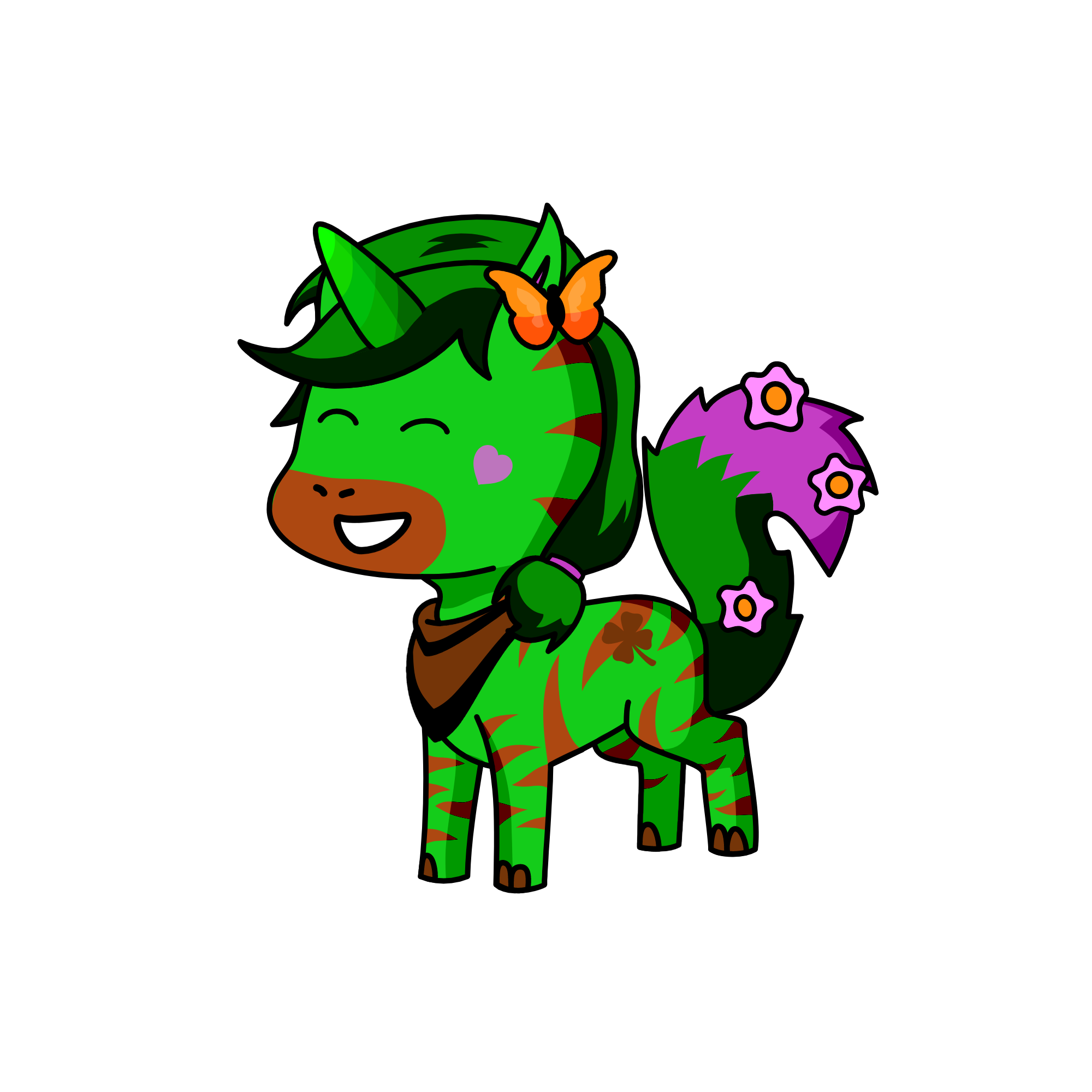 Mahogany, the unicorn