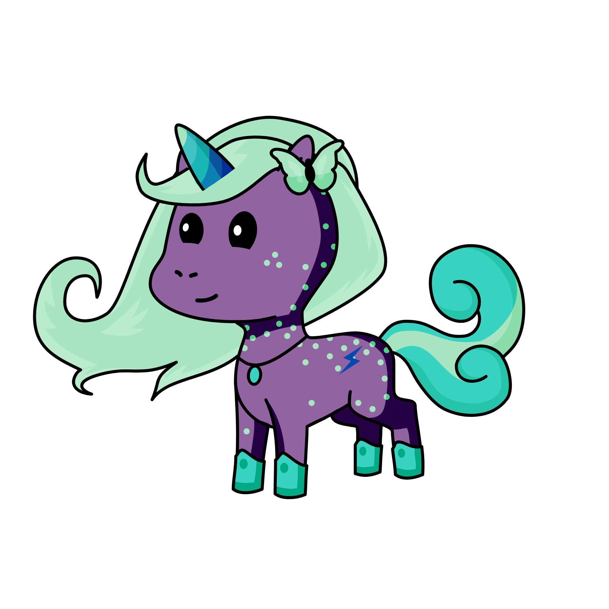 minty, the unicorn