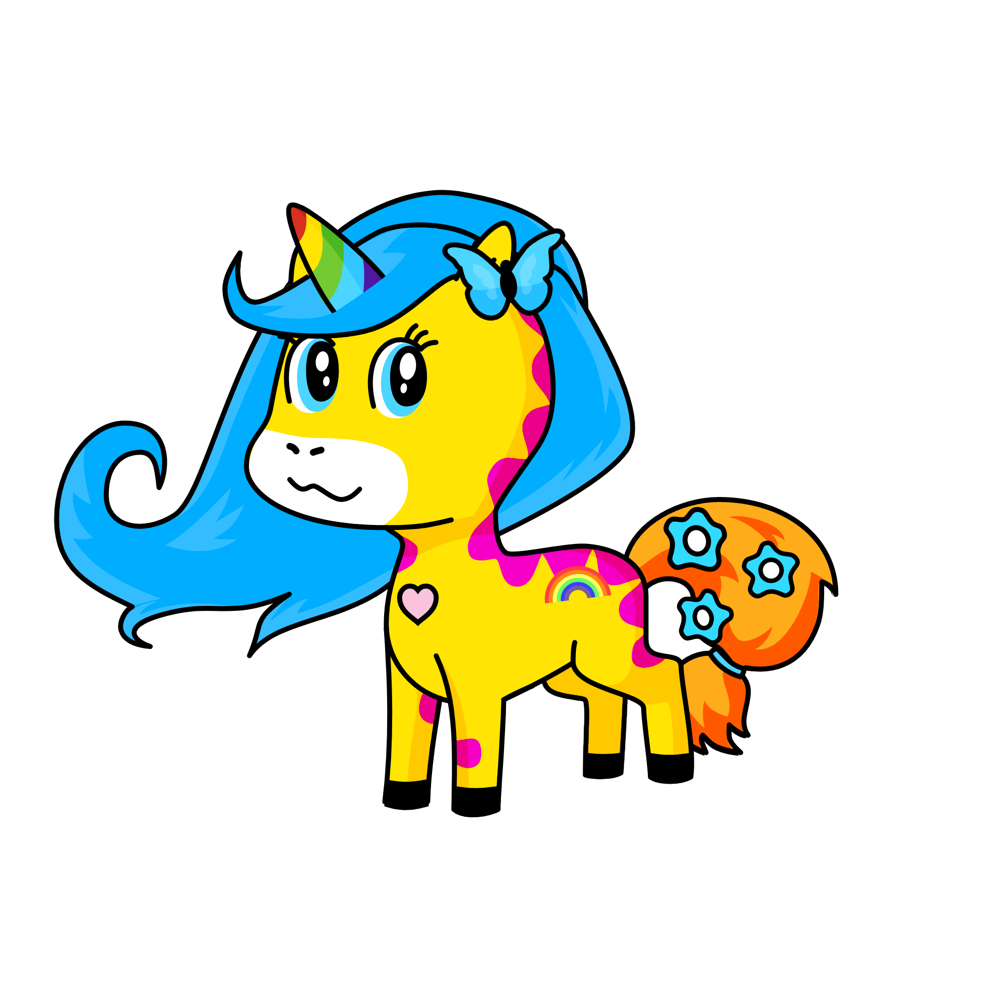 สโนว์วี่, the unicorn
