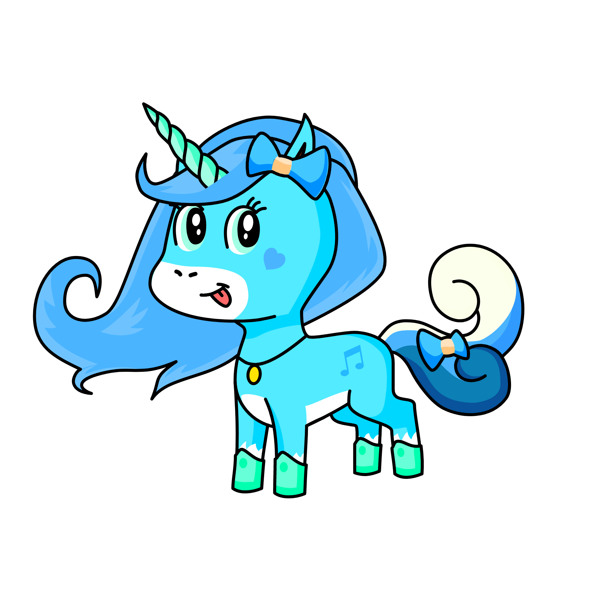 snow, the unicorn