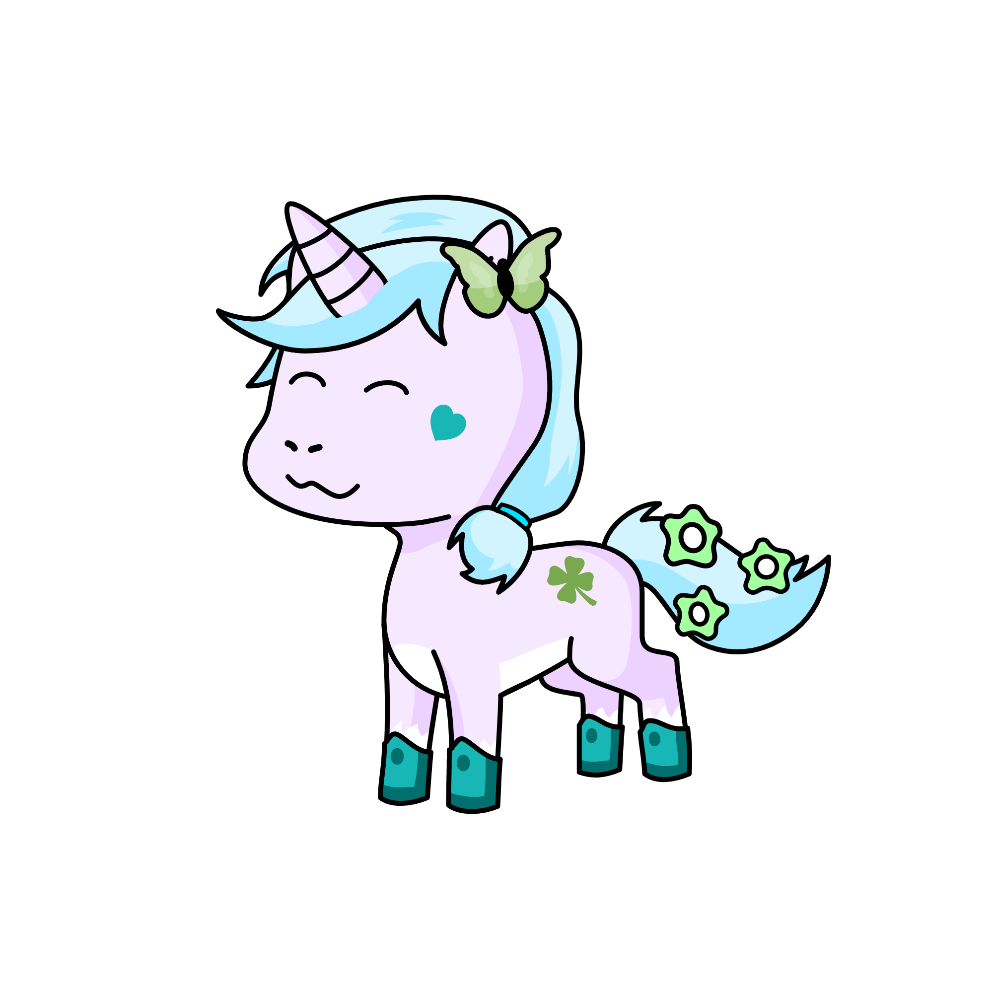 clover, the unicorn