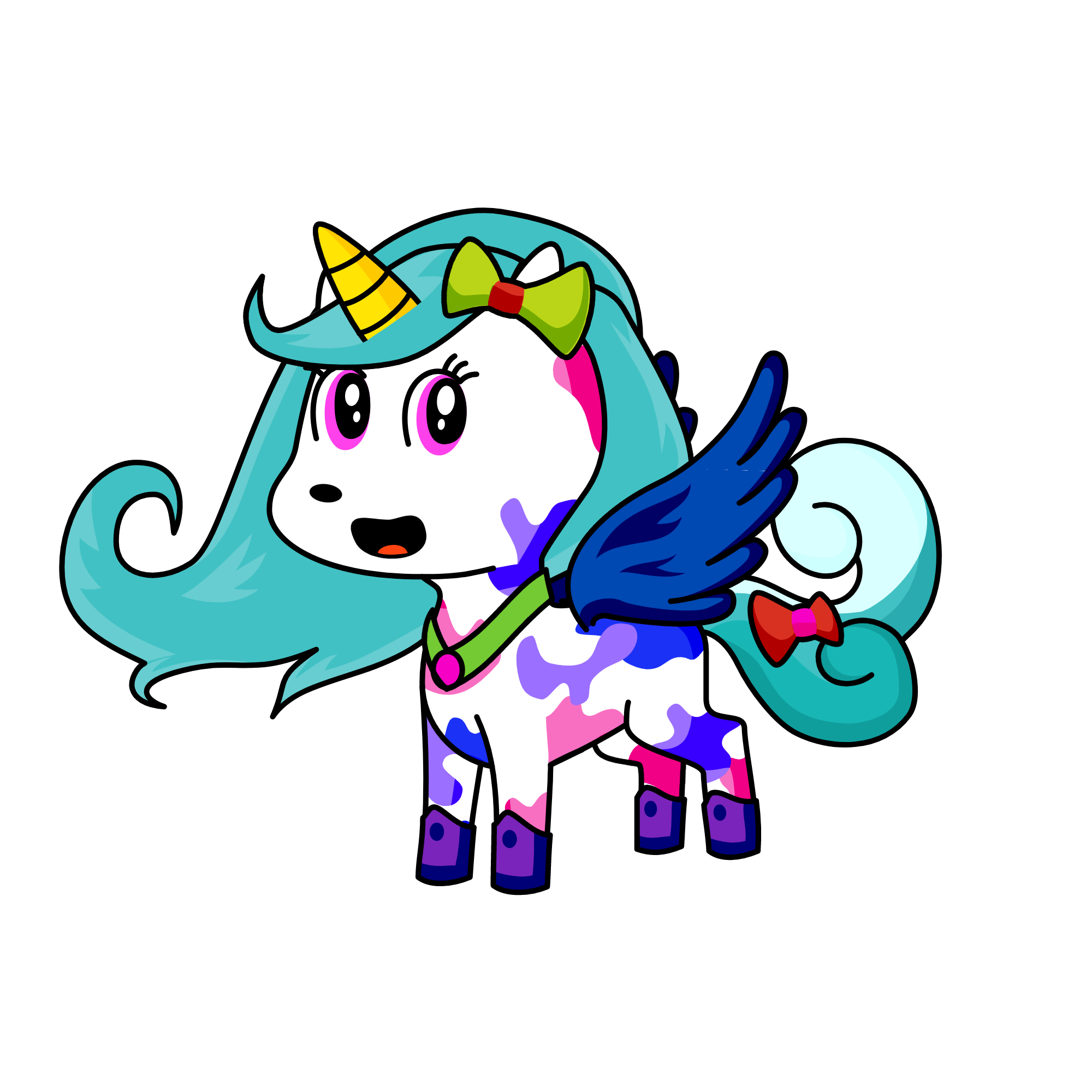 qaswhbcd, the unicorn
