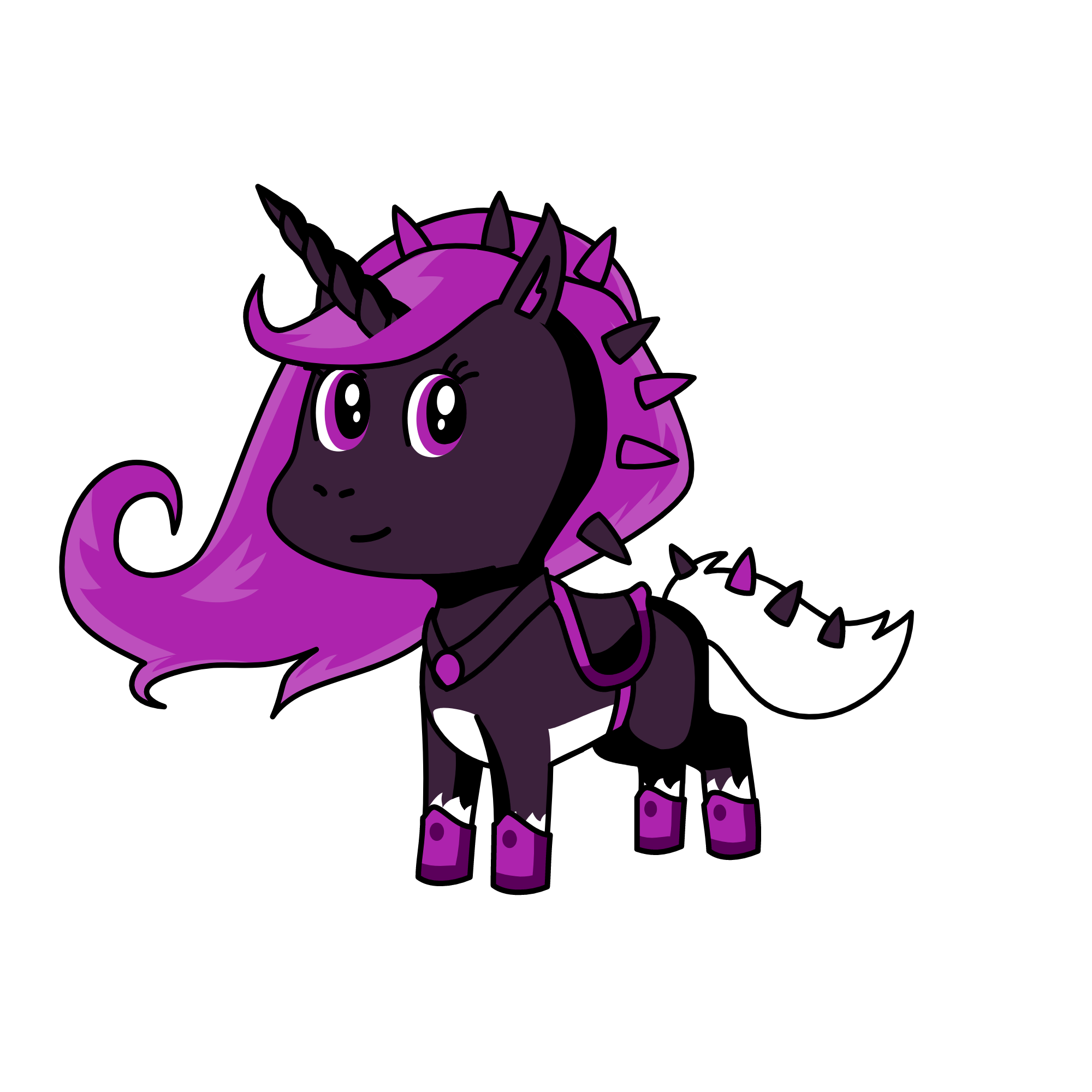 Midnight, the unicorn