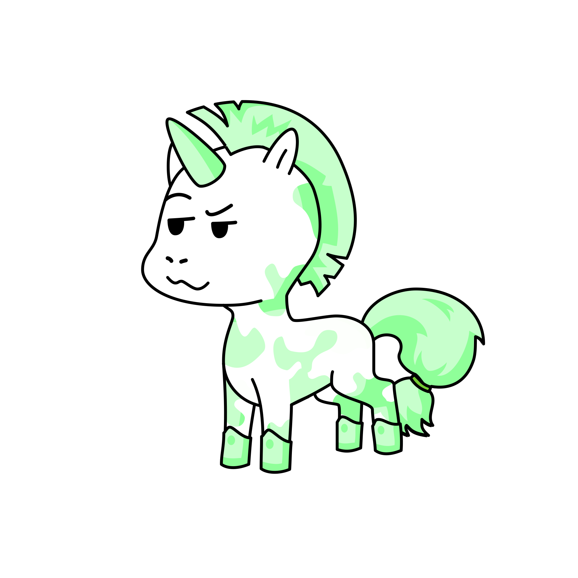 Jade, the unicorn