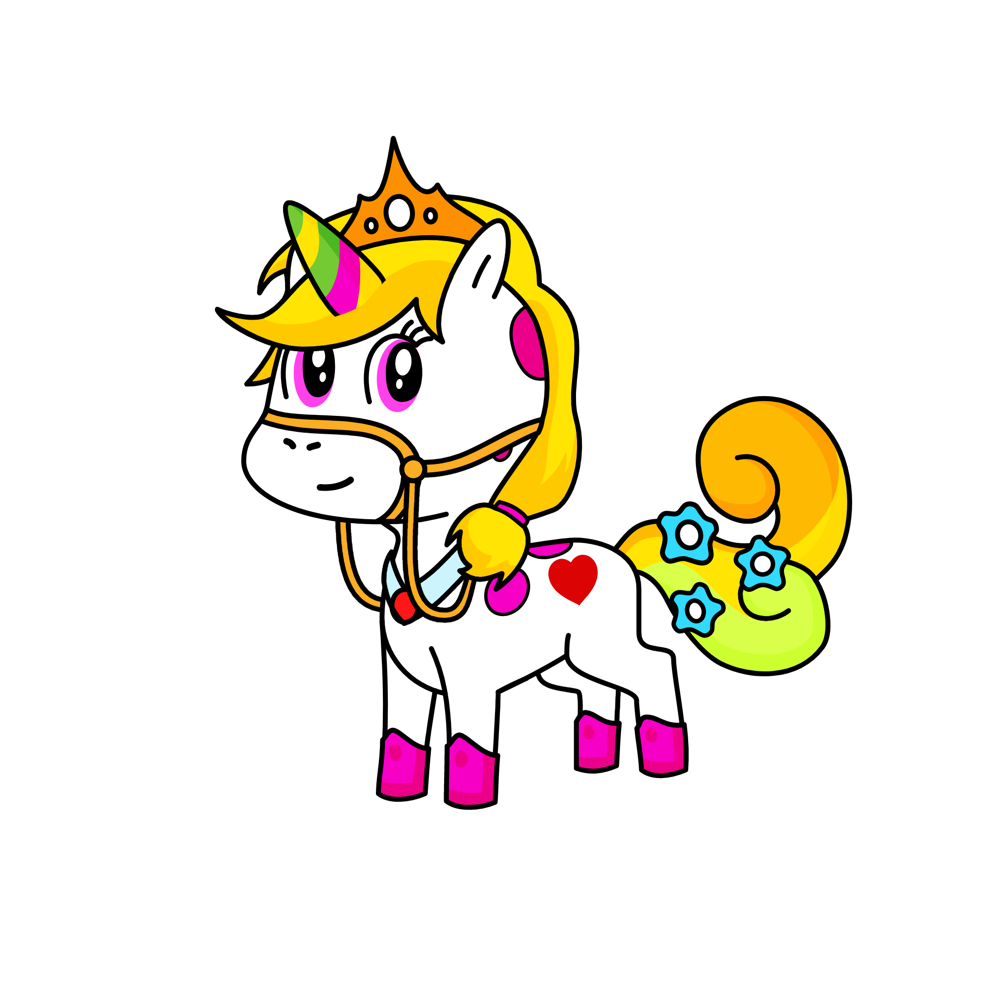 Queen Elsie, the unicorn
