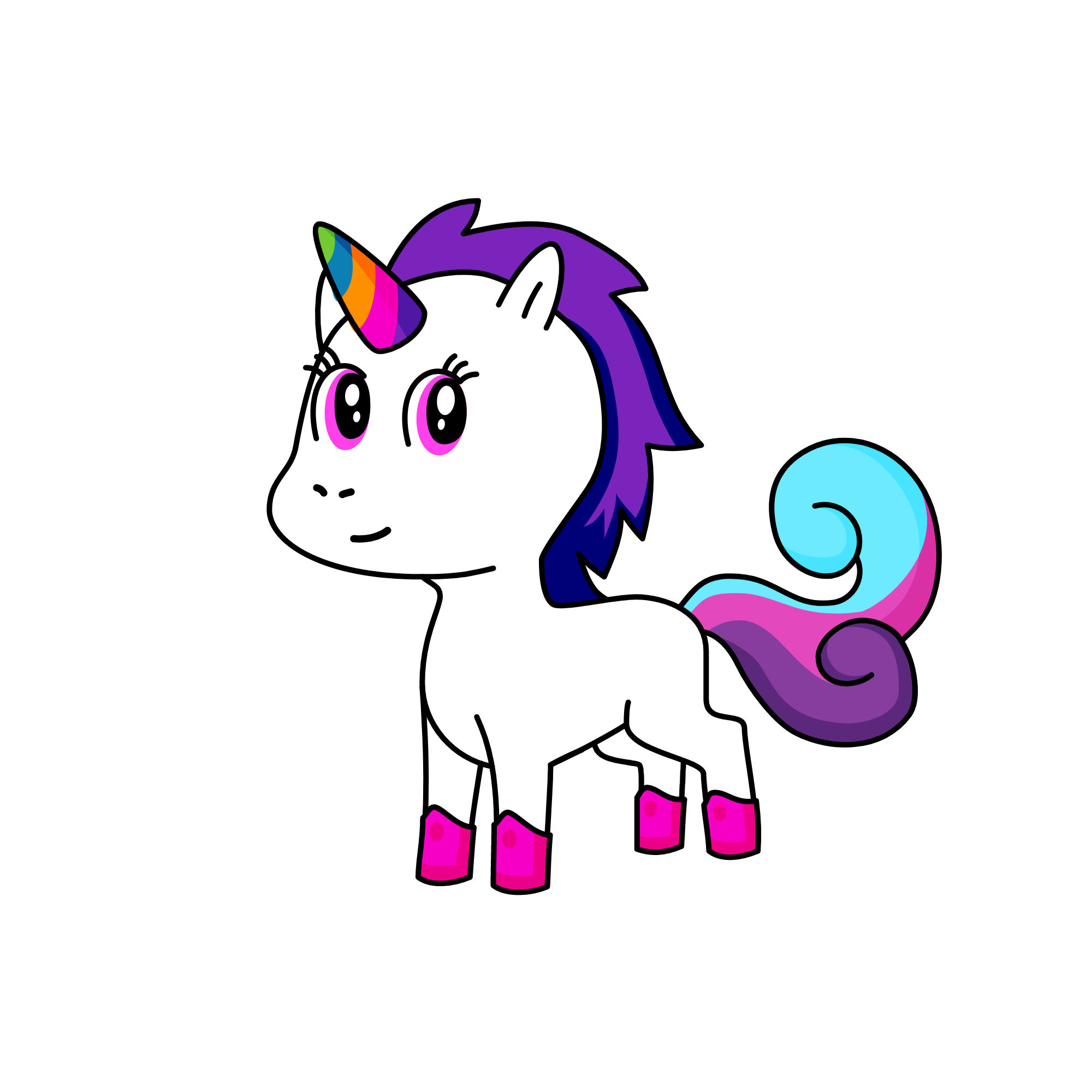 Girly, the unicorn
