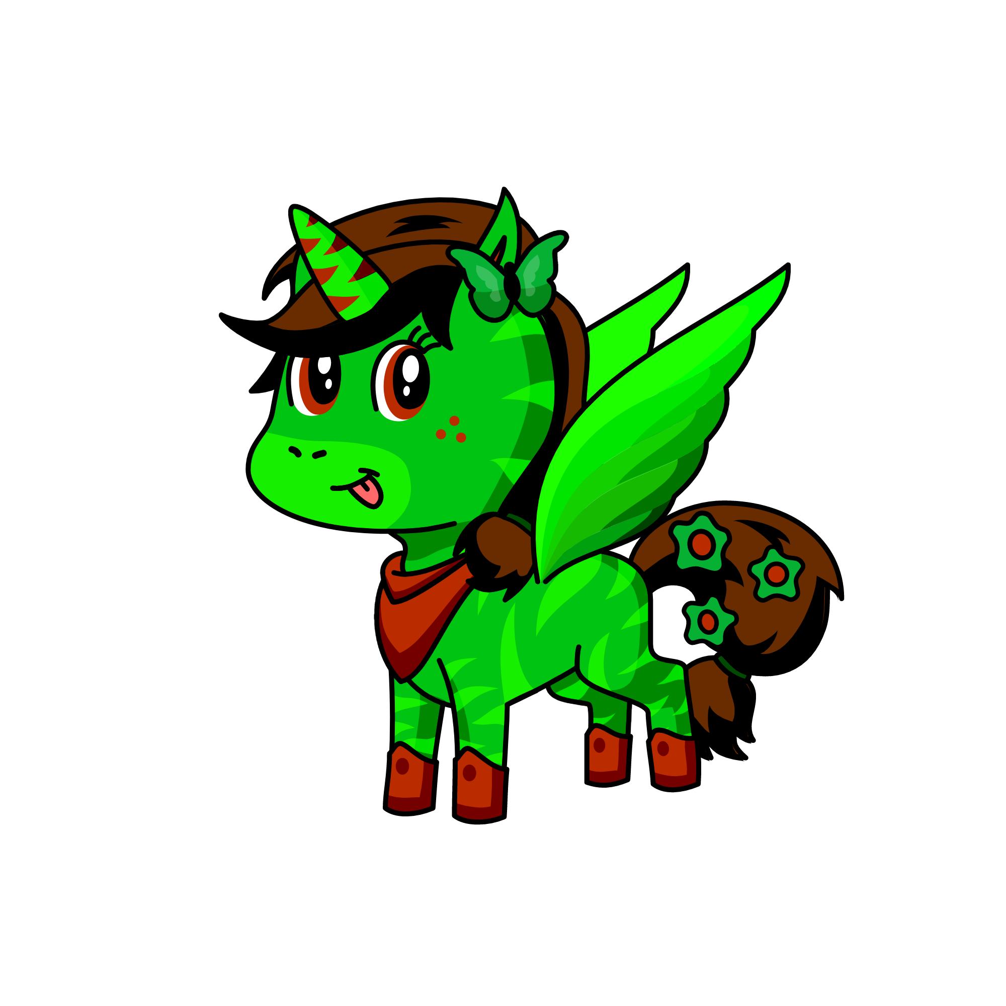 Mahogany the JungleHorn, the unicorn