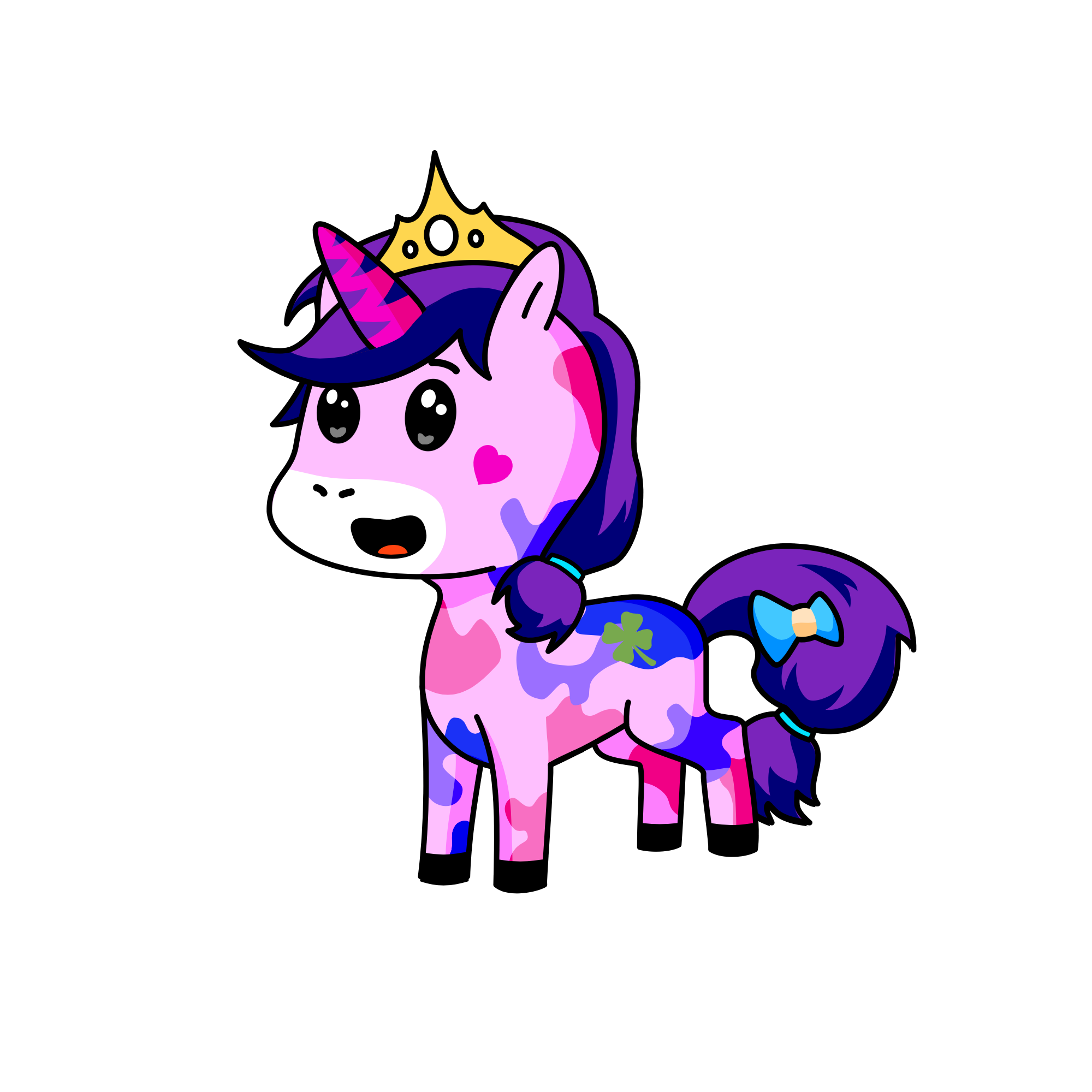 Cool, the unicorn
