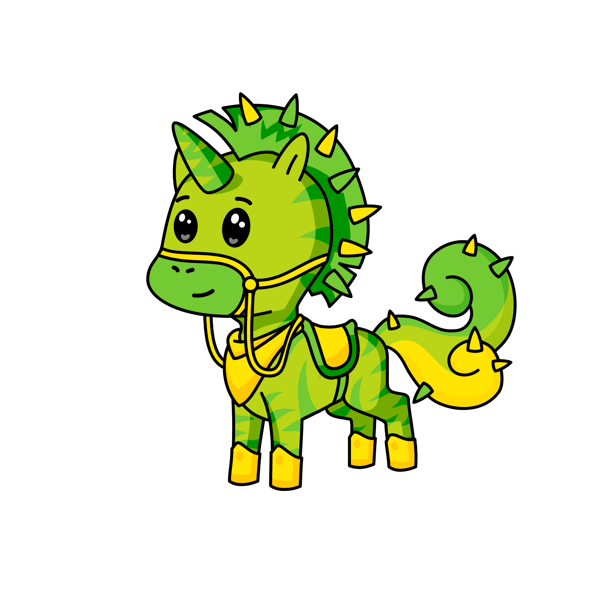 grassy, the unicorn