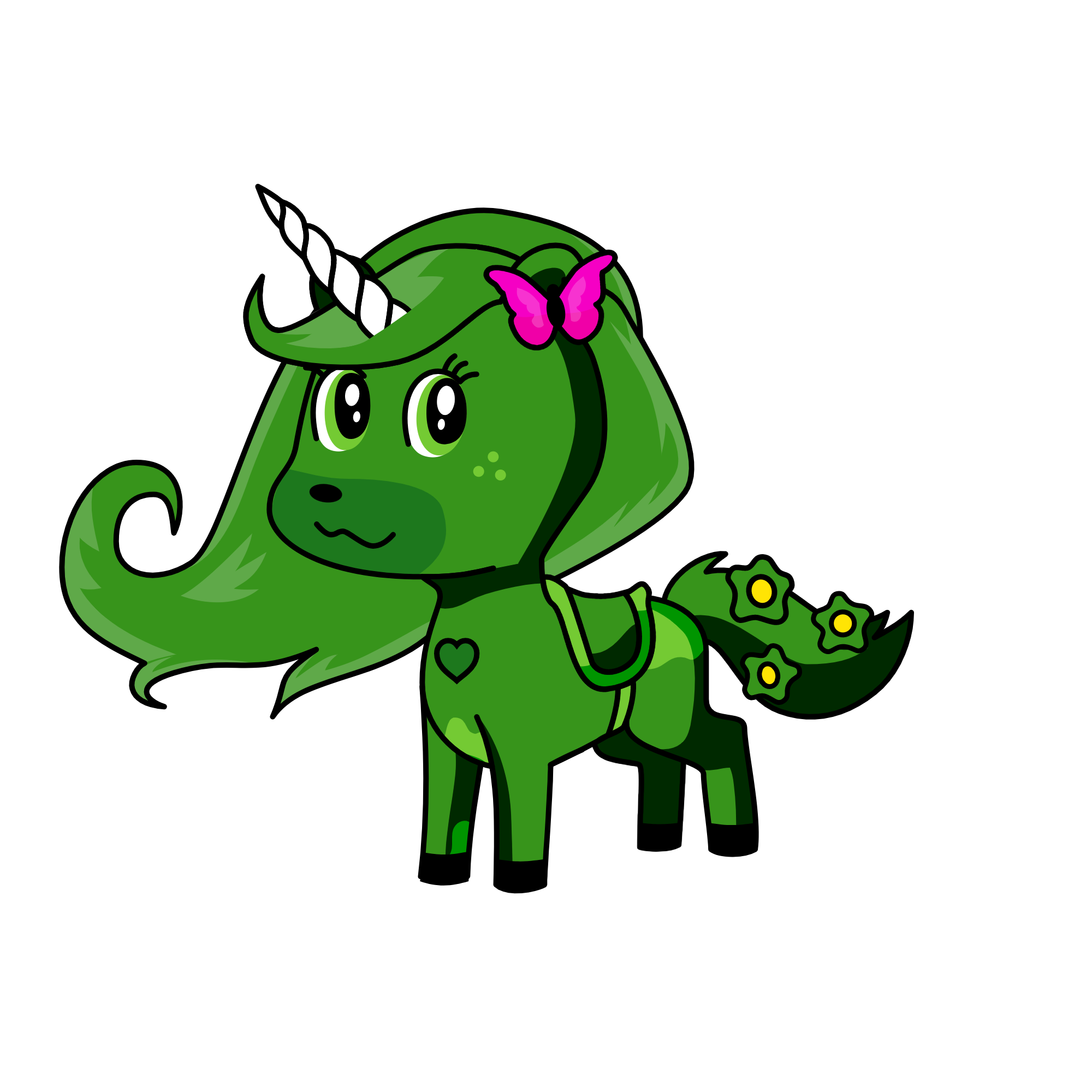 rats poop is green, the unicorn
