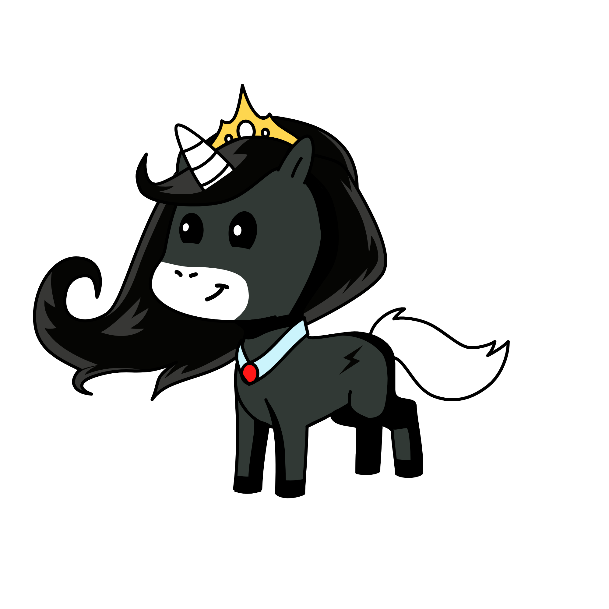 queen moon , the unicorn