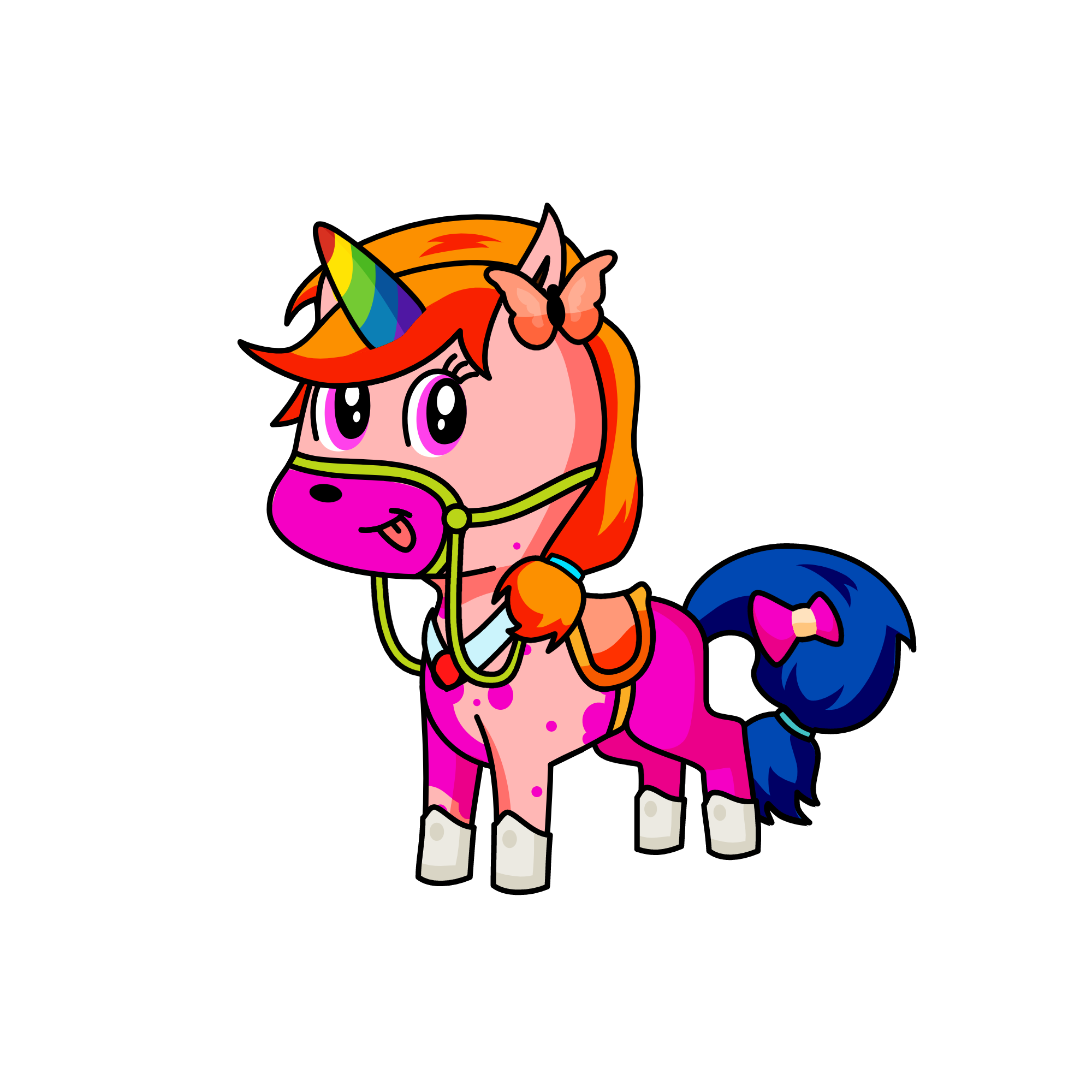 Alice the Cowgirl, the unicorn