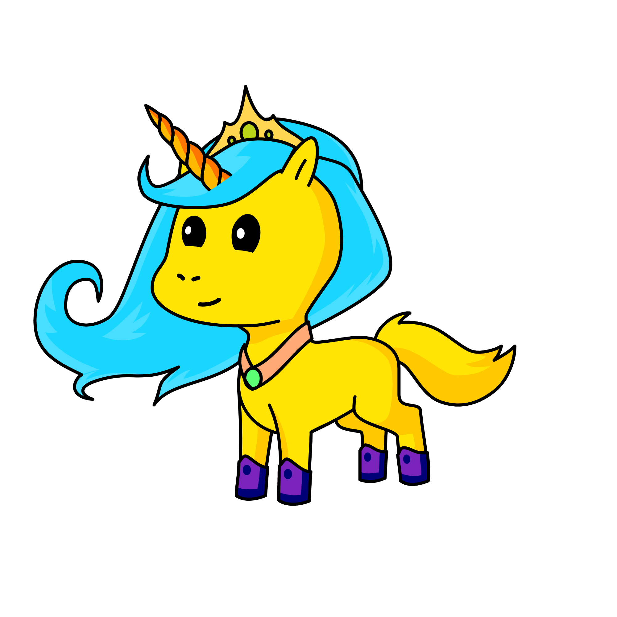 Princess Celestila, the unicorn
