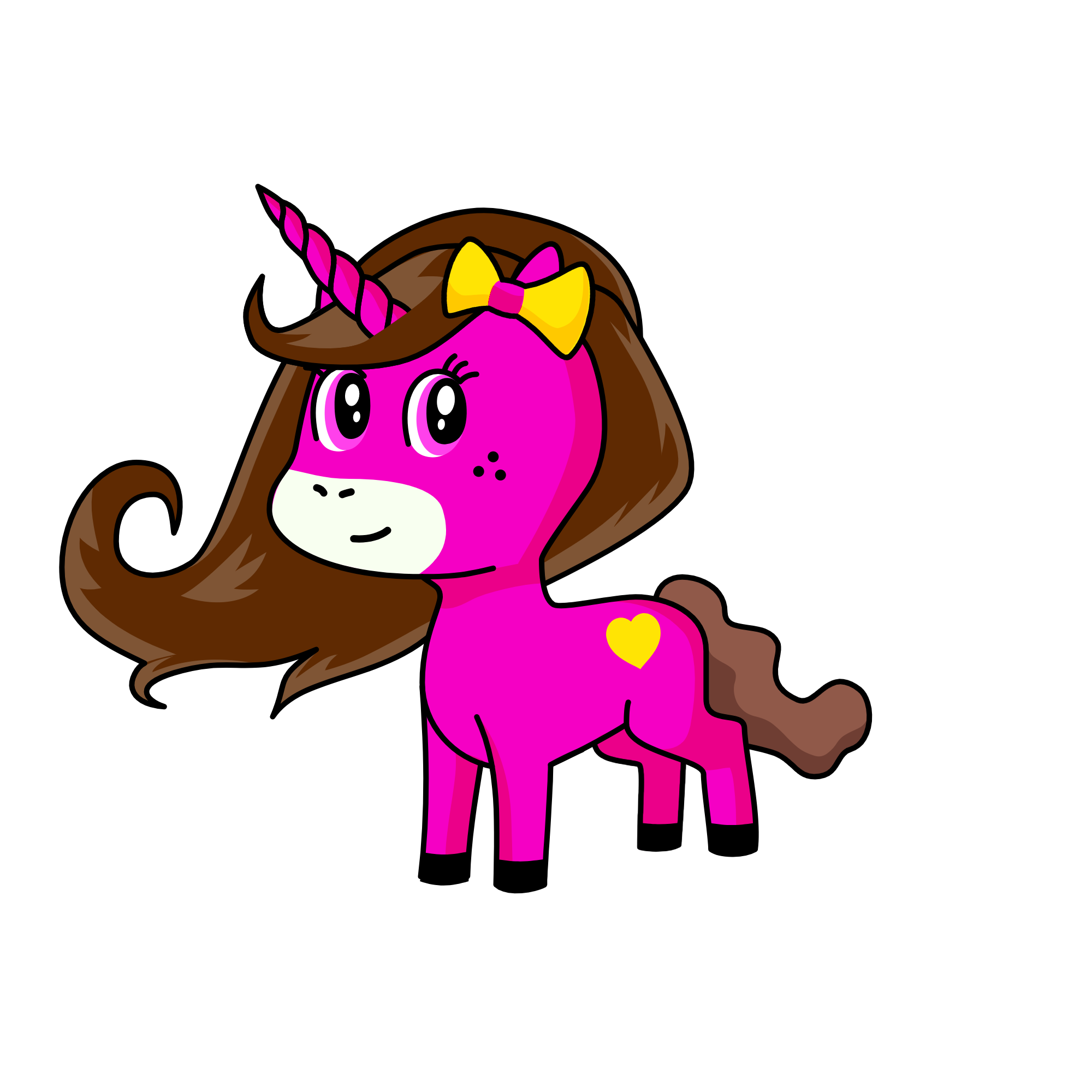 my pinky, the unicorn