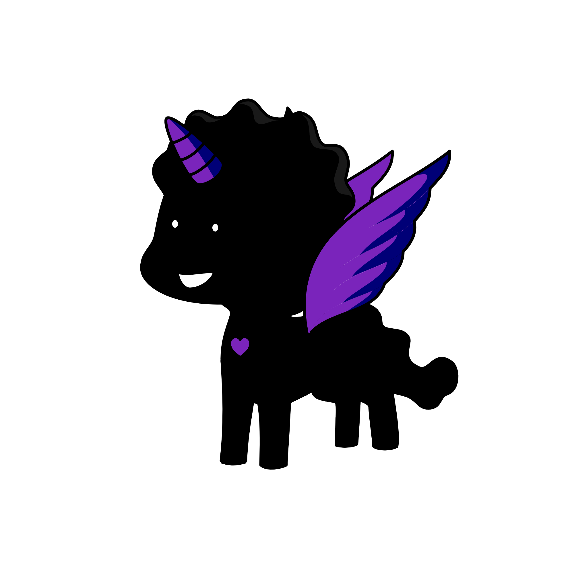 Shade, the unicorn