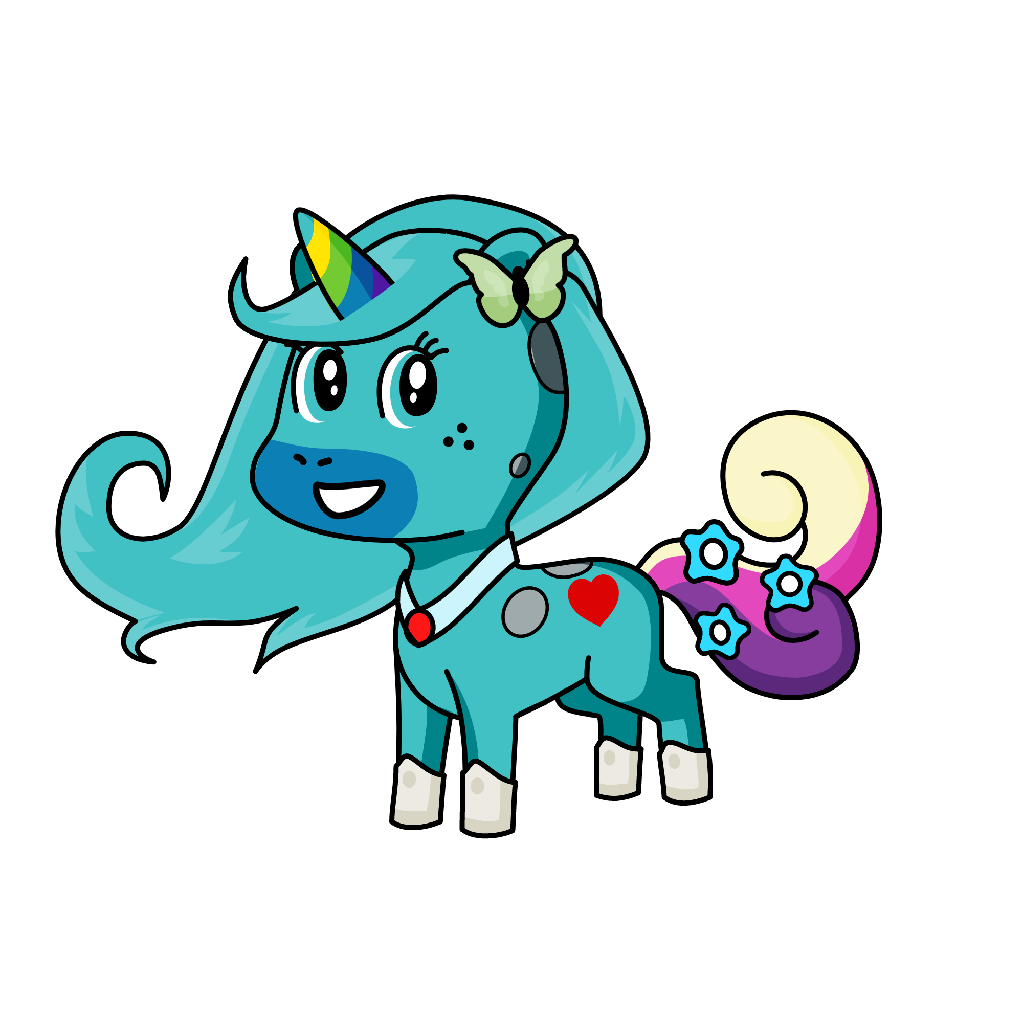 snow uni, the unicorn