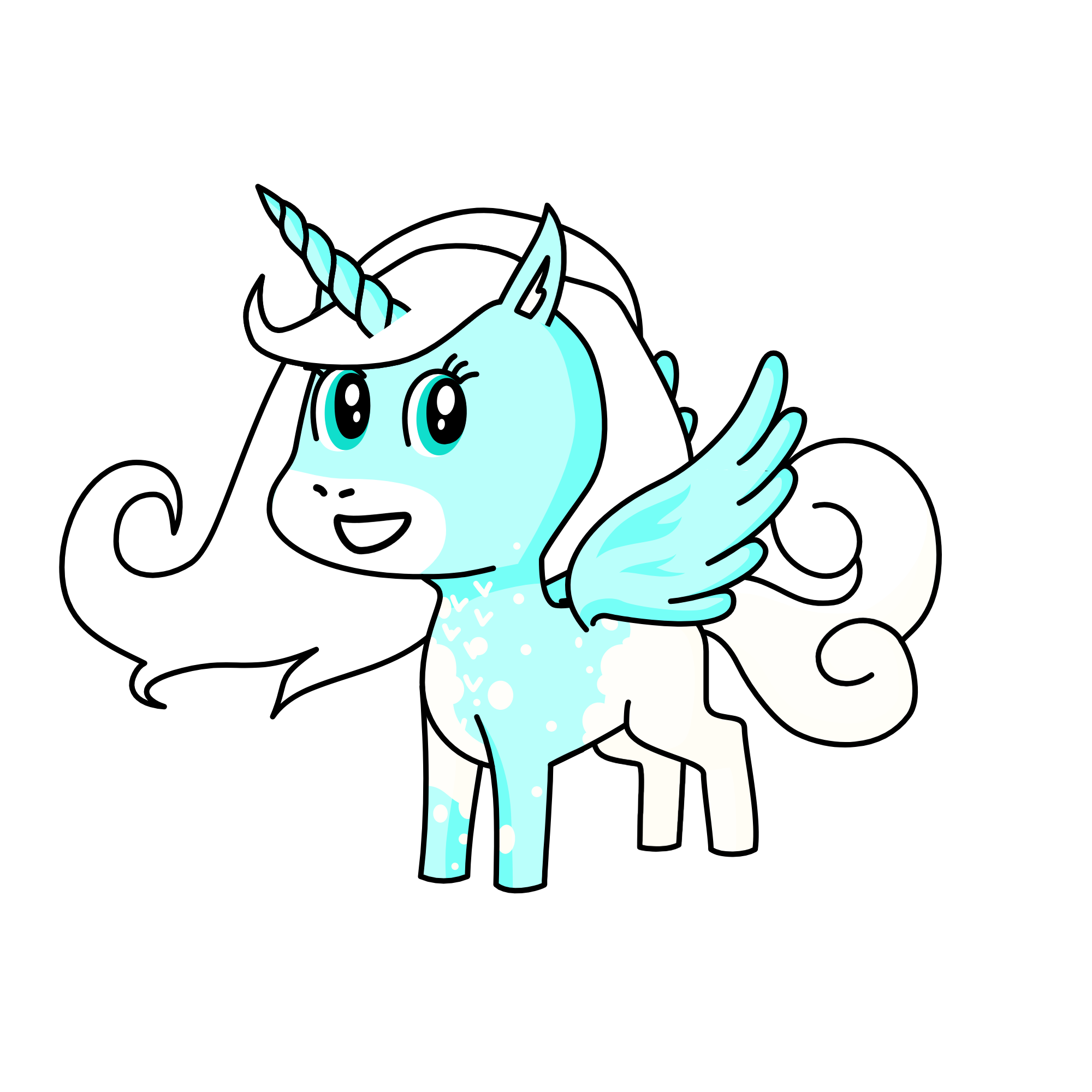 Sky, the unicorn