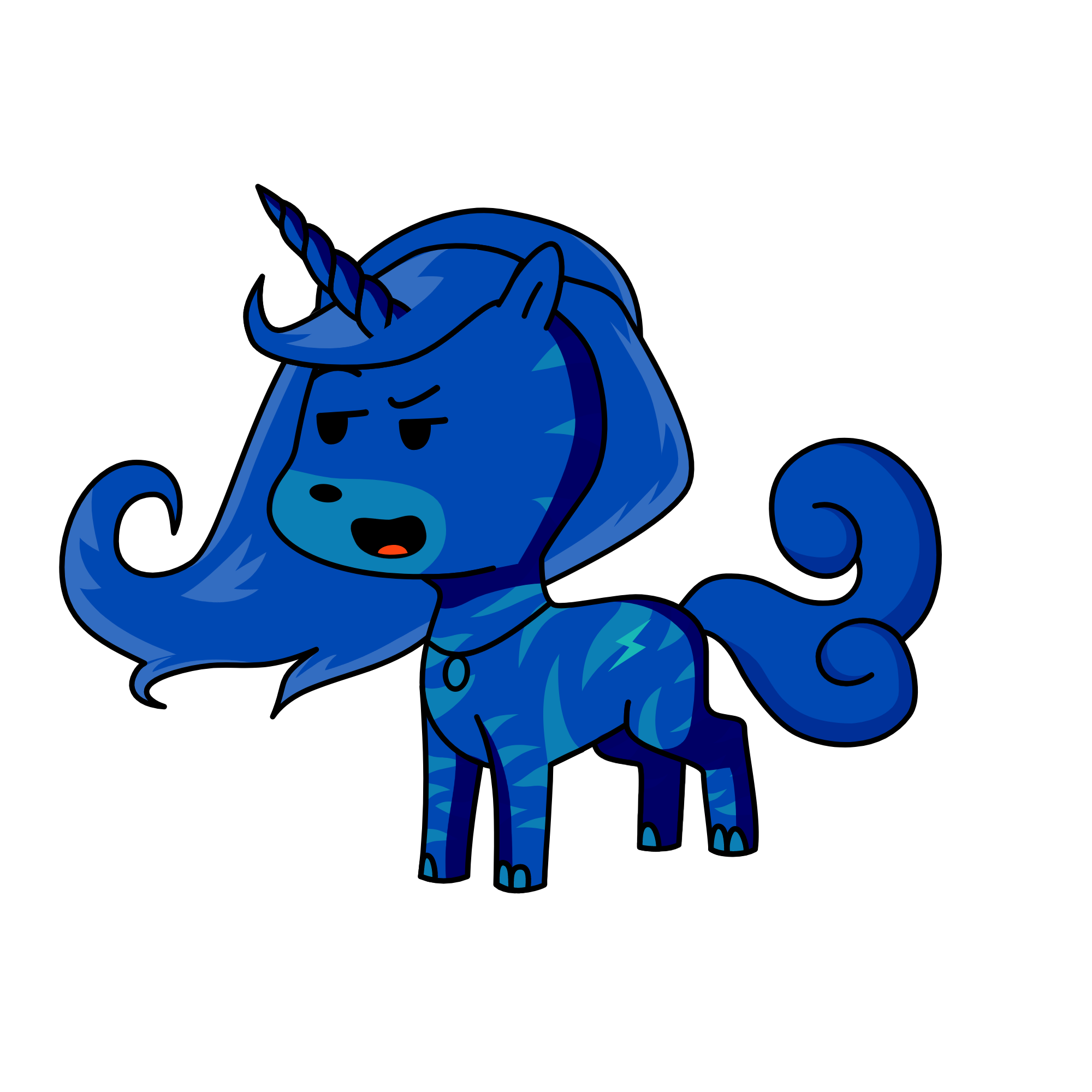 smurficorn, the unicorn