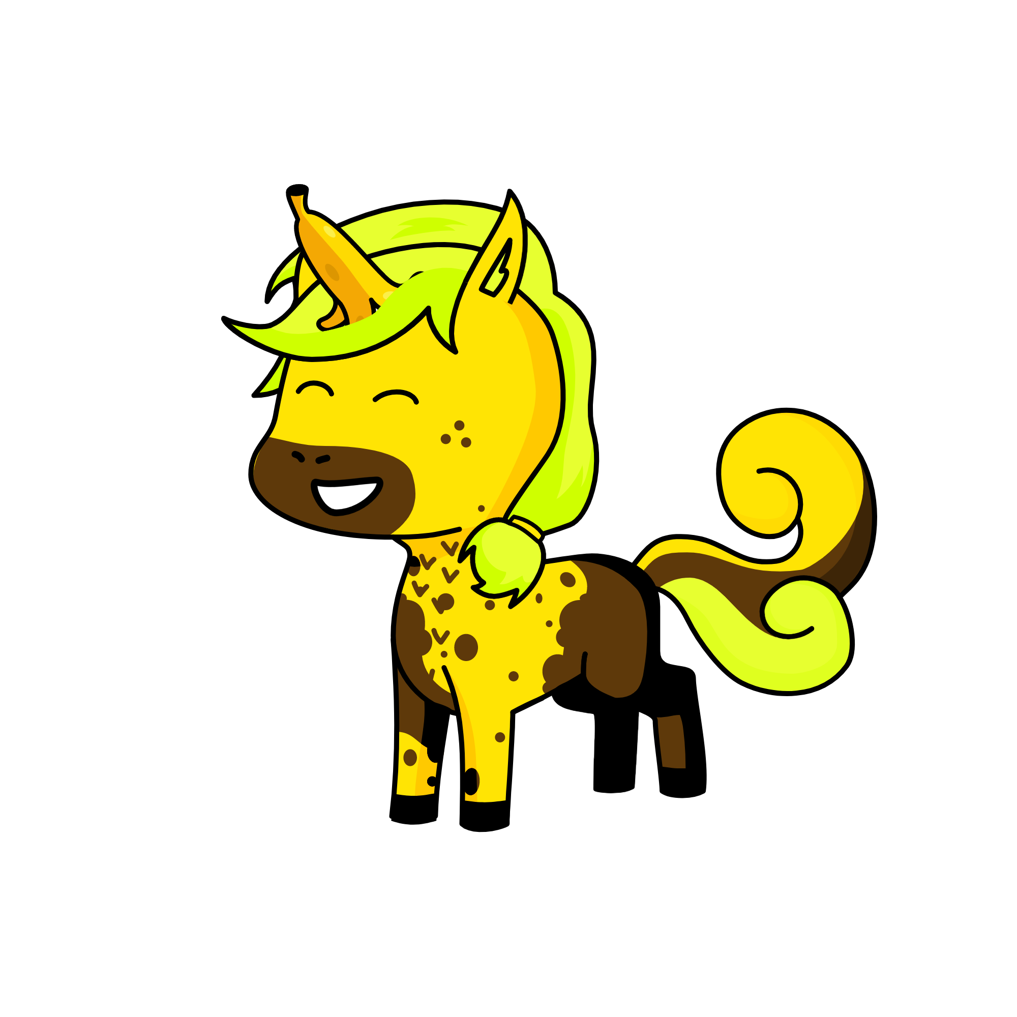 banana, the unicorn