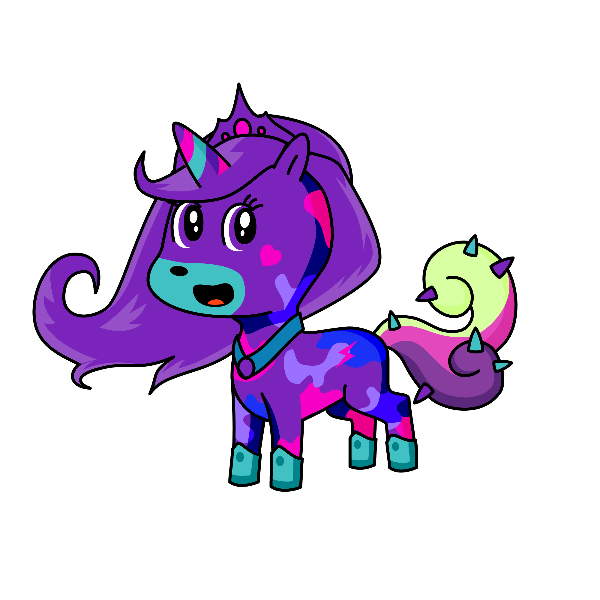 moon drop, the unicorn