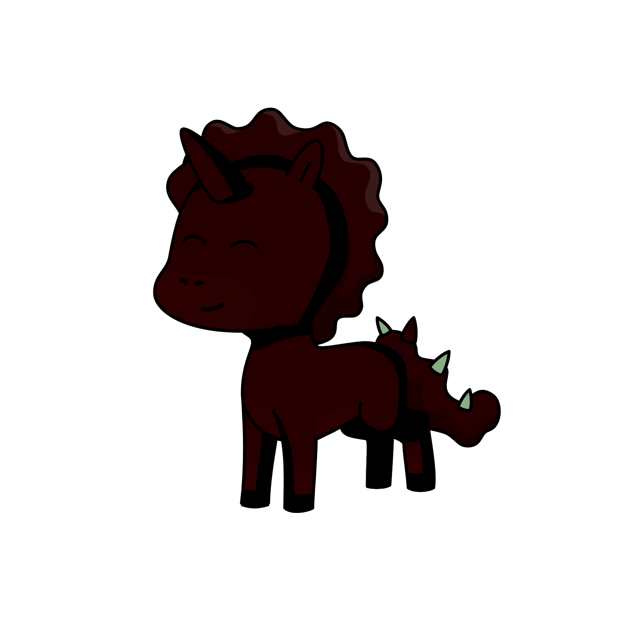 brown, the unicorn