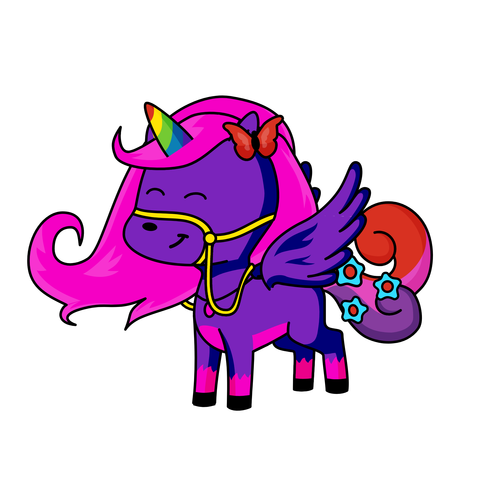 Chang`e, the unicorn
