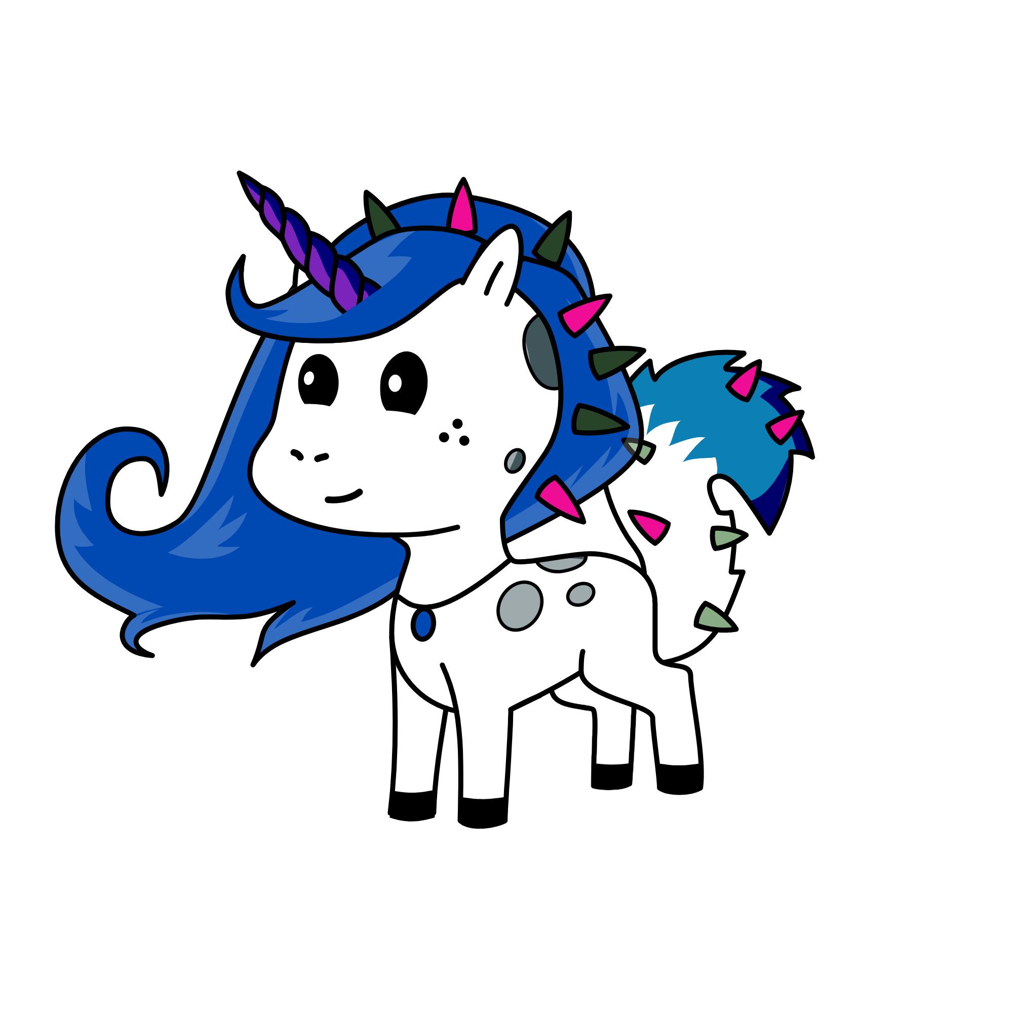 Lilac, the unicorn
