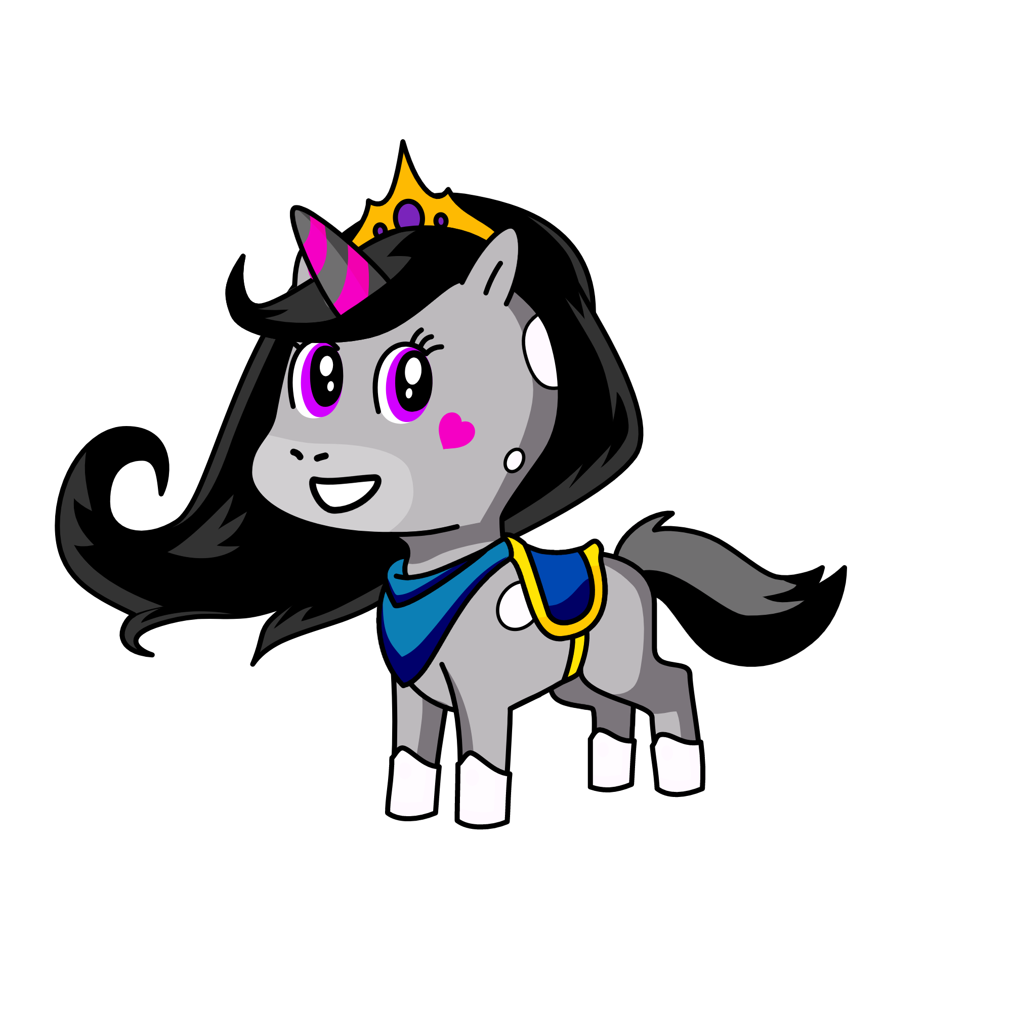Night Gallopie, the unicorn