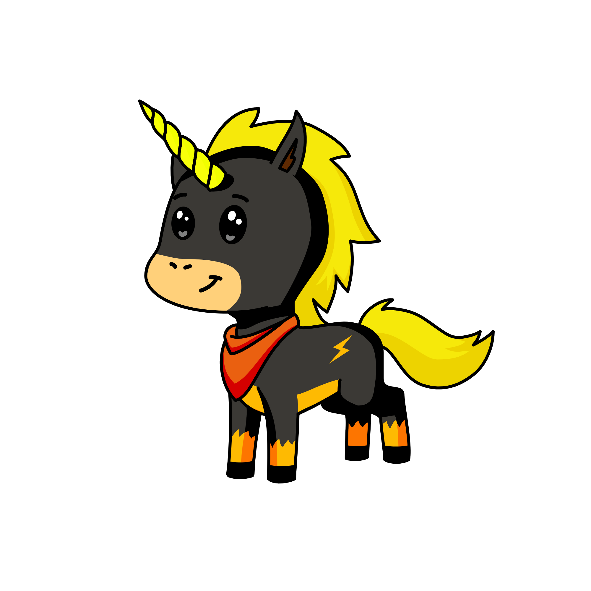 Weird ass lightning horse, the unicorn