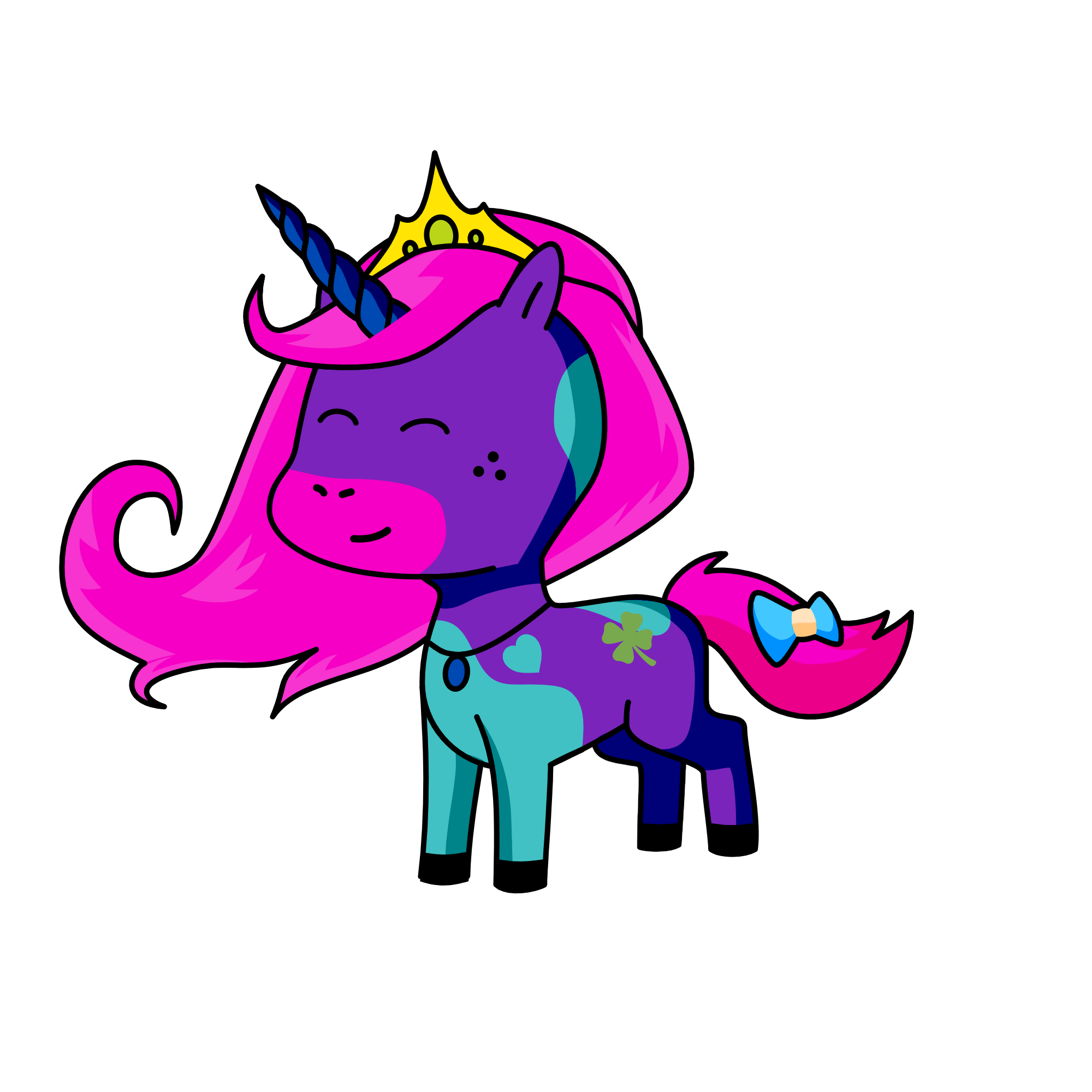 Luckystar, the unicorn