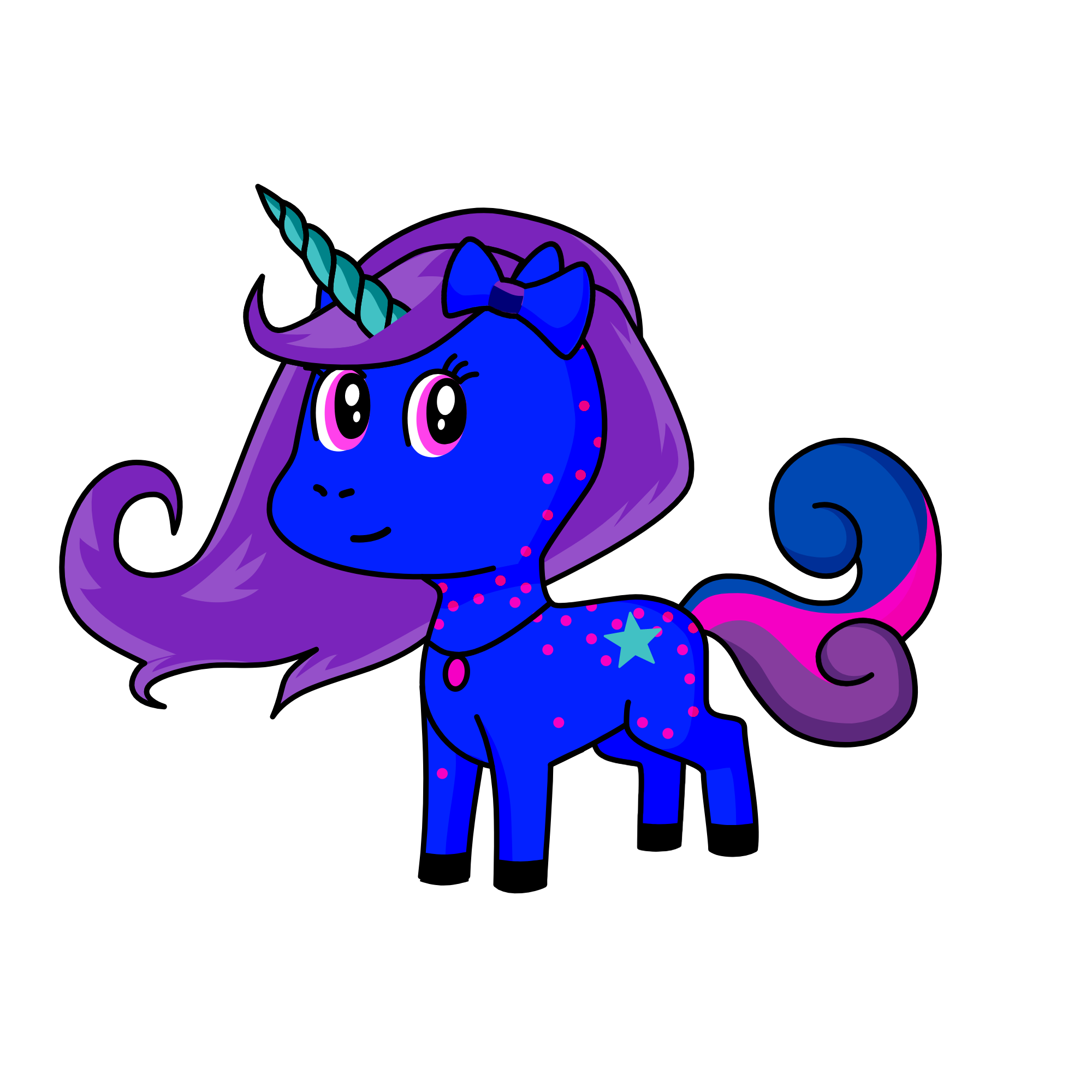 Shooting Star, the unicorn