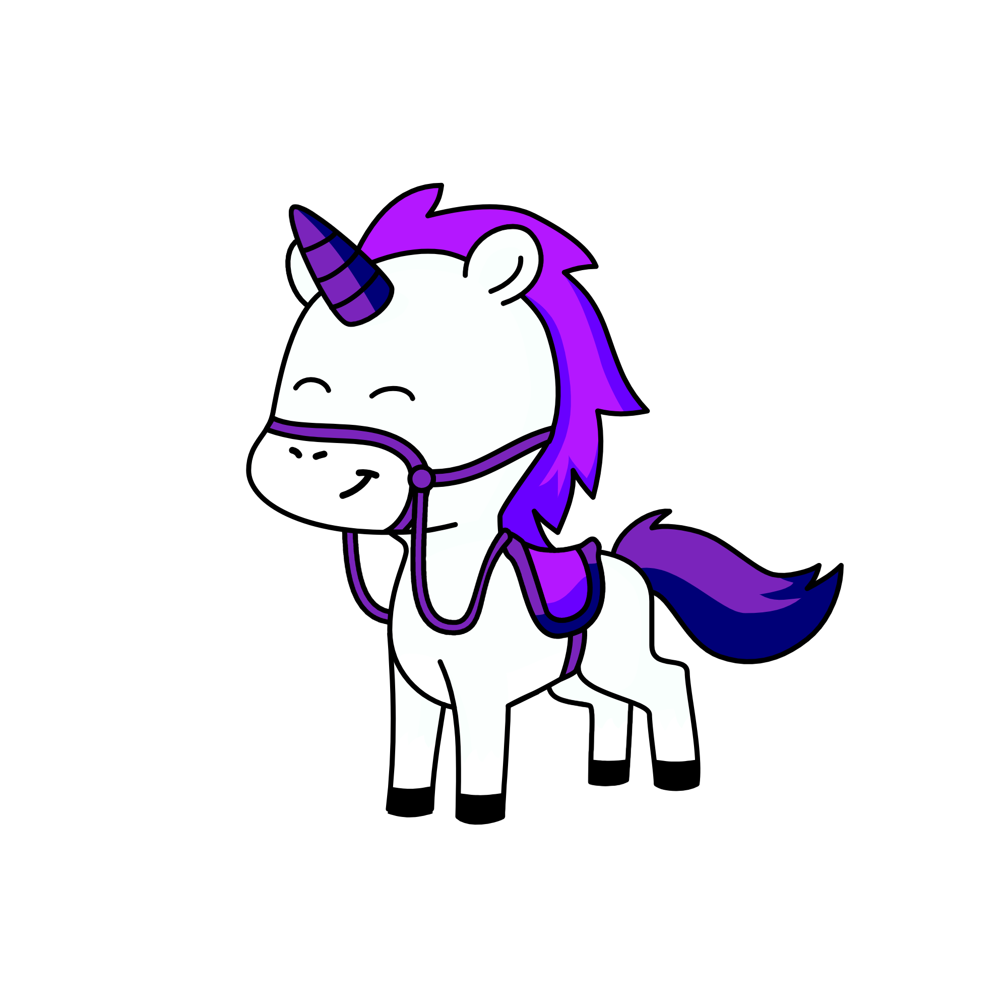 Purpul, the unicorn
