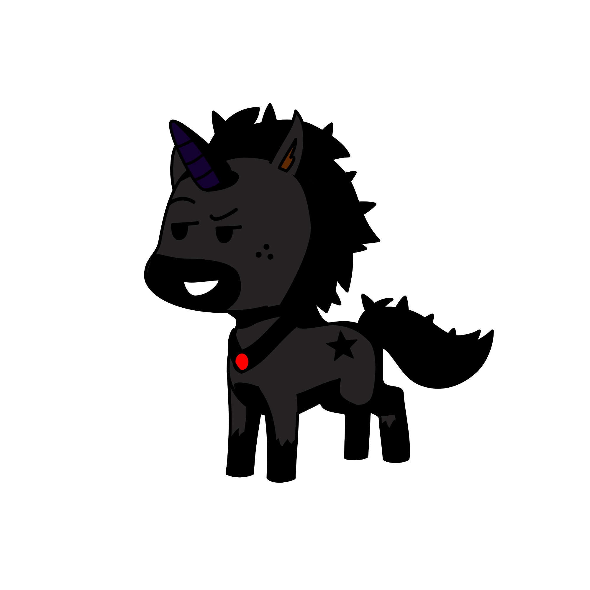 Demon, the unicorn