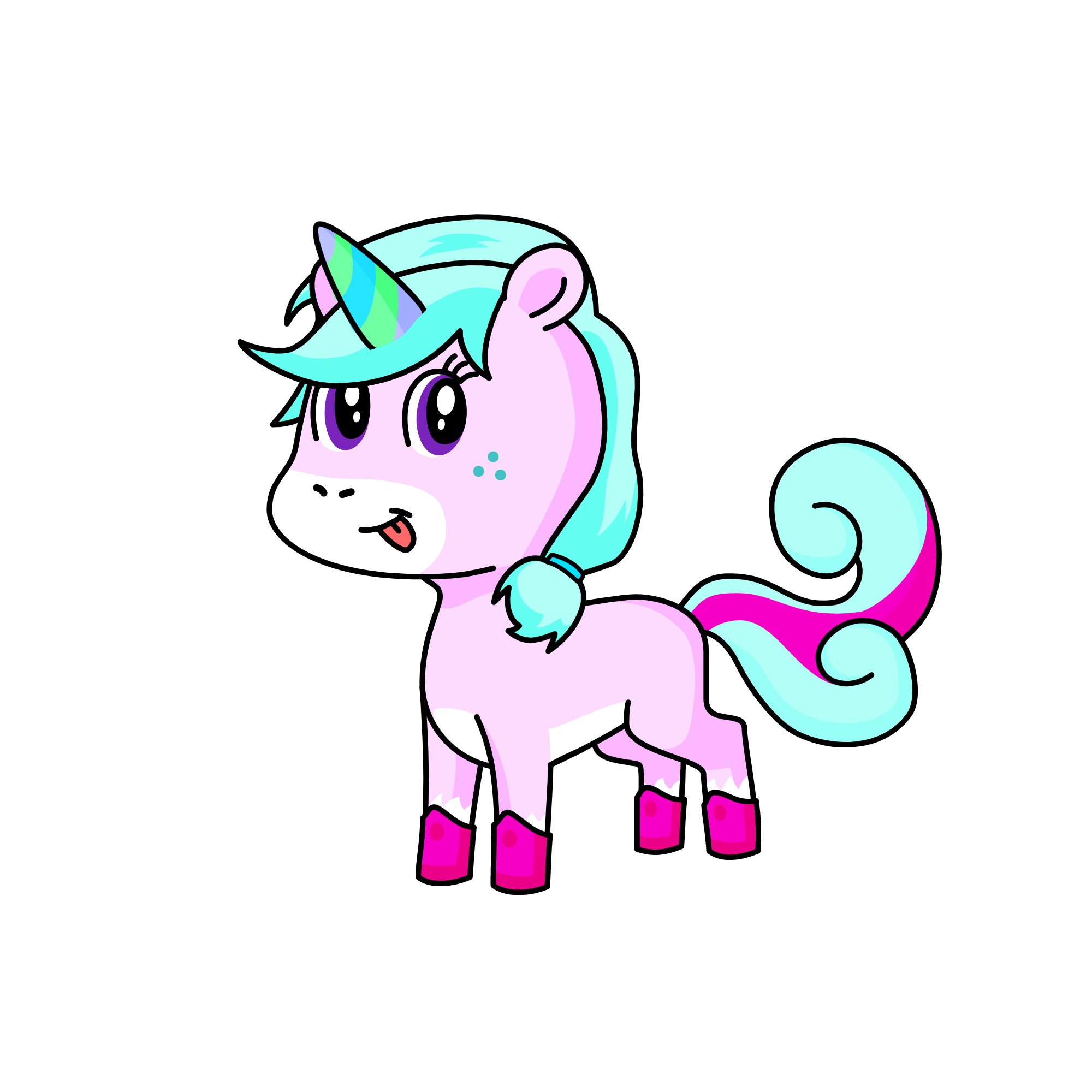 Kandi , the unicorn