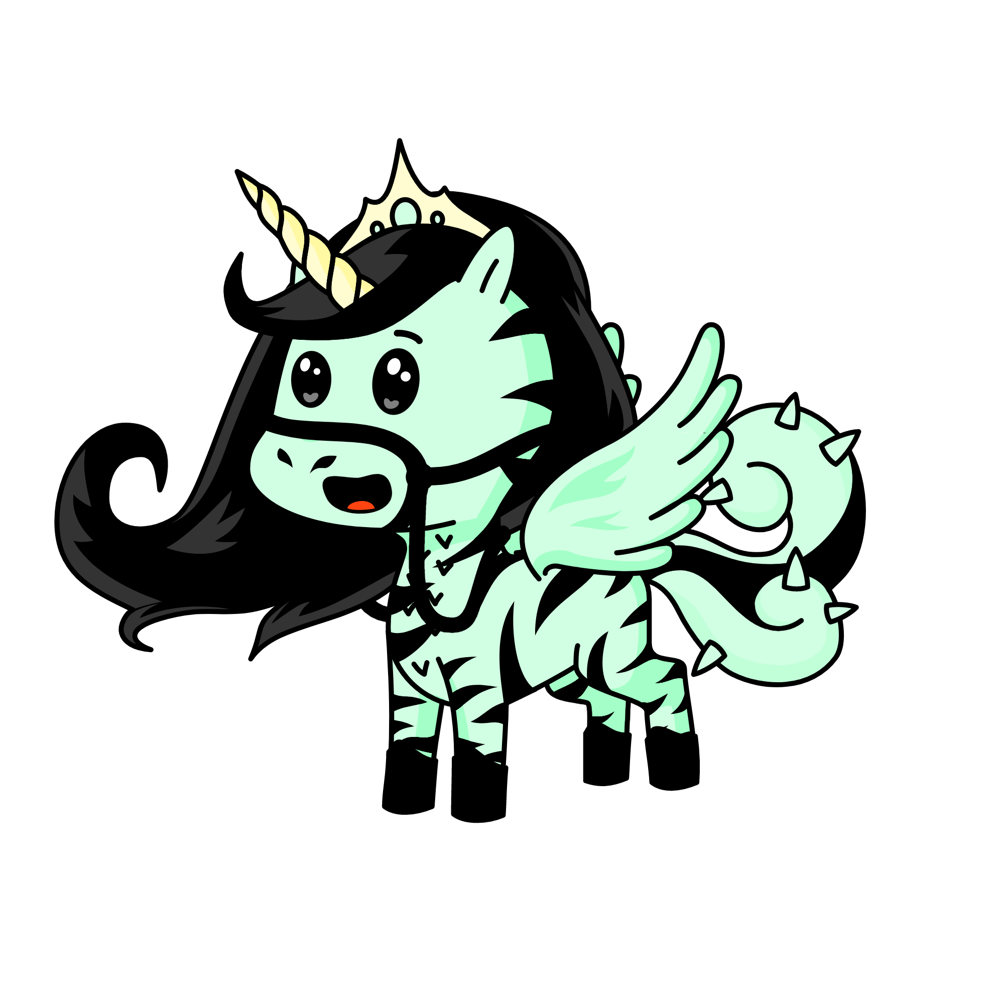 mint, the unicorn