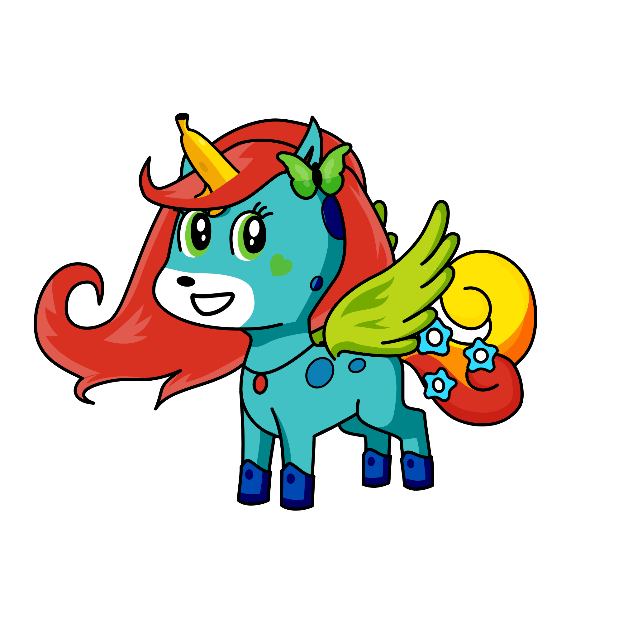 Buttercorn, the unicorn