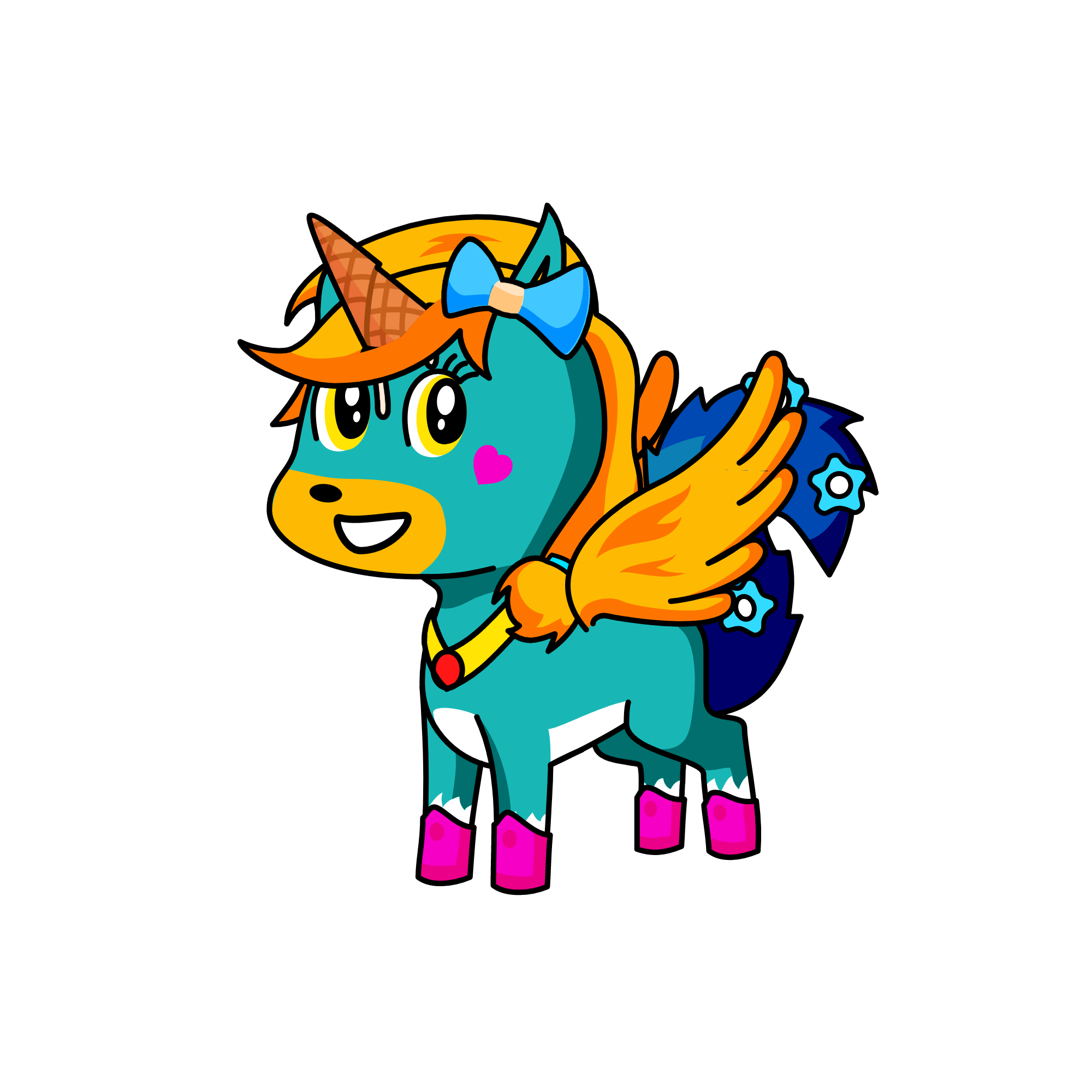 Funnycorn, the unicorn