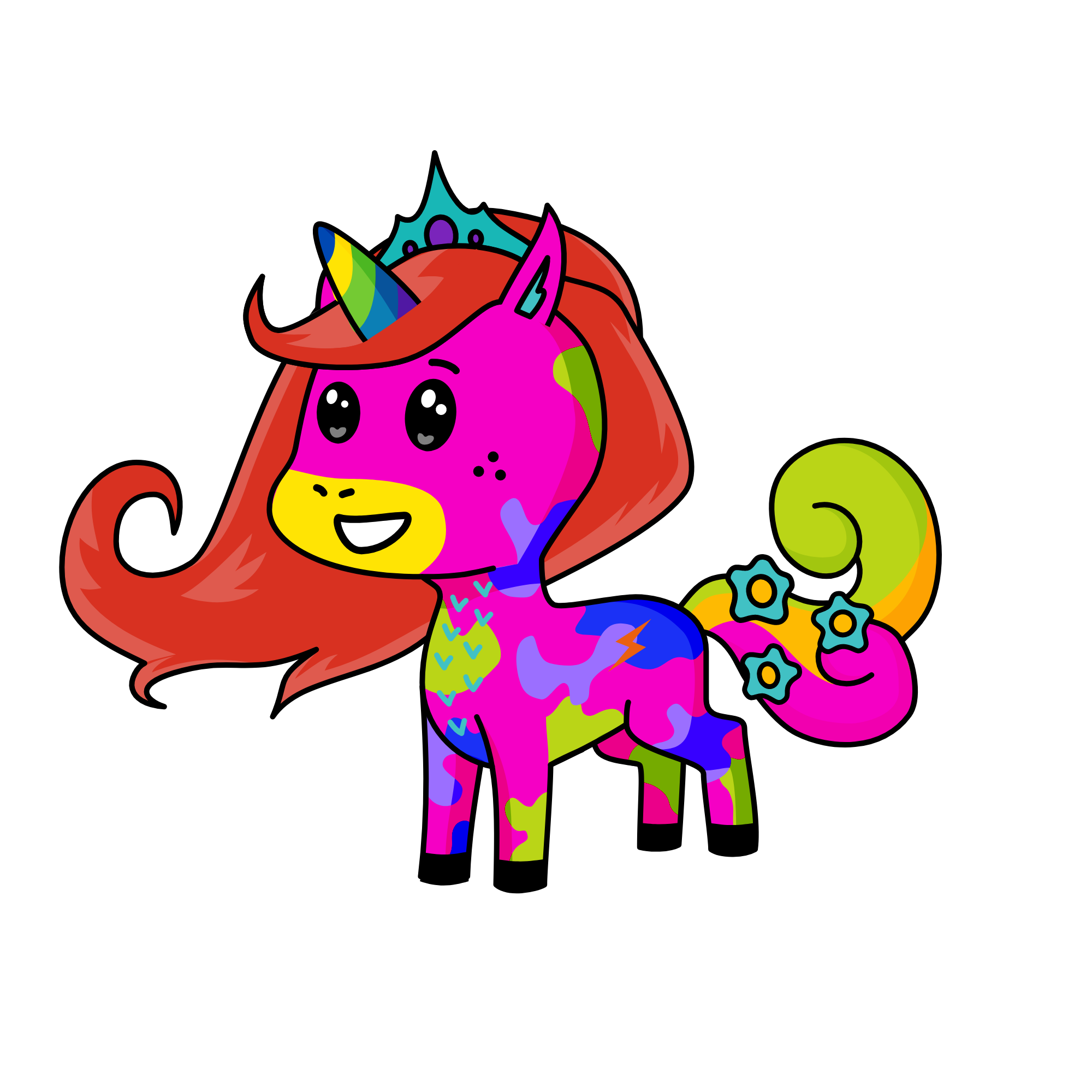 rainbow, the unicorn