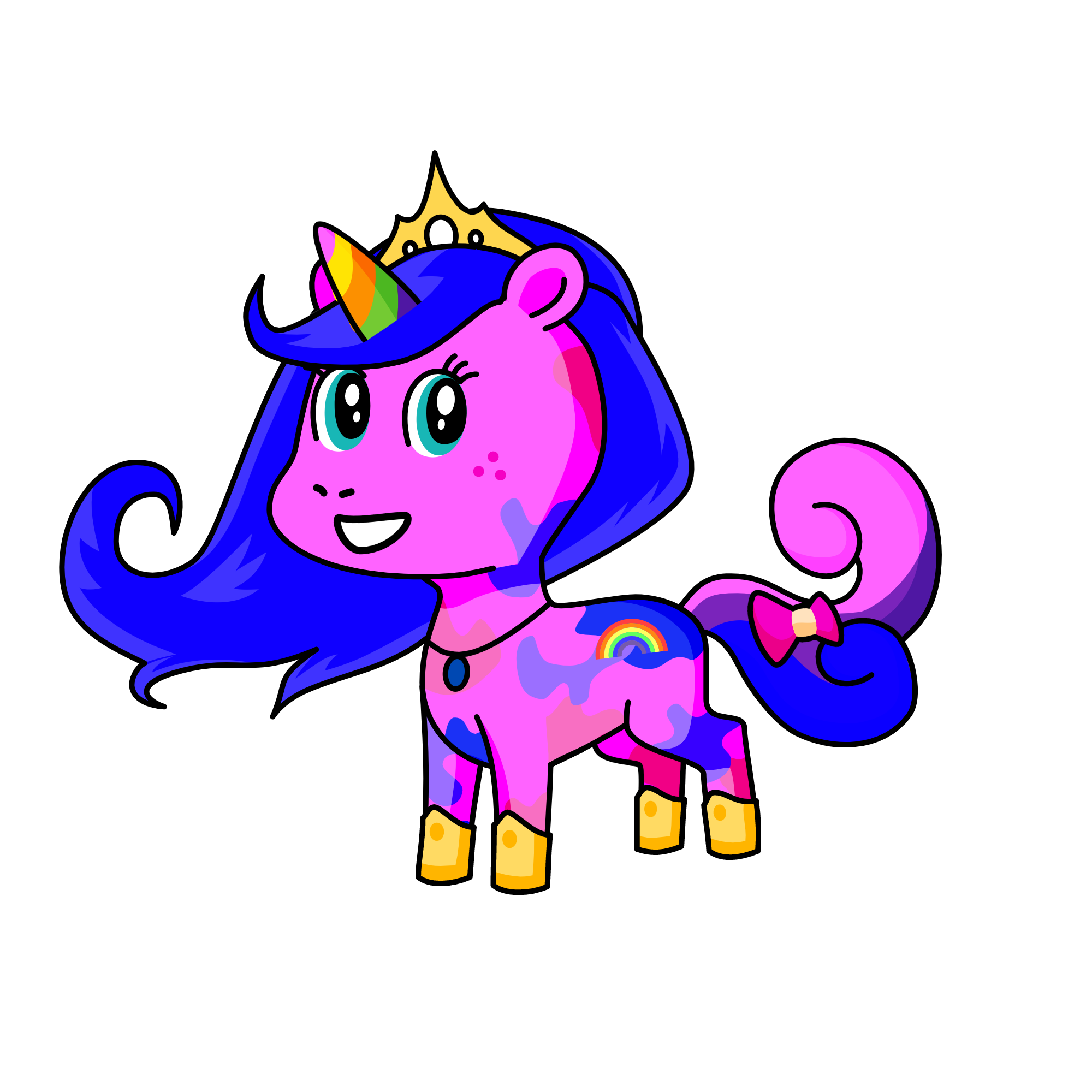 I love unicorns, the unicorn
